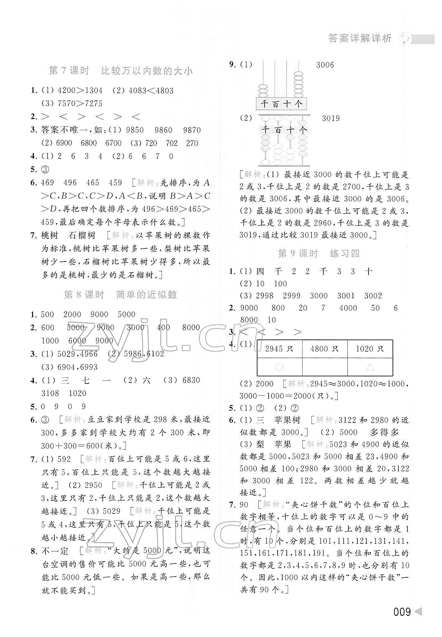 2022年亮點(diǎn)給力提優(yōu)班多維互動(dòng)空間二年級數(shù)學(xué)下冊蘇教版 第9頁