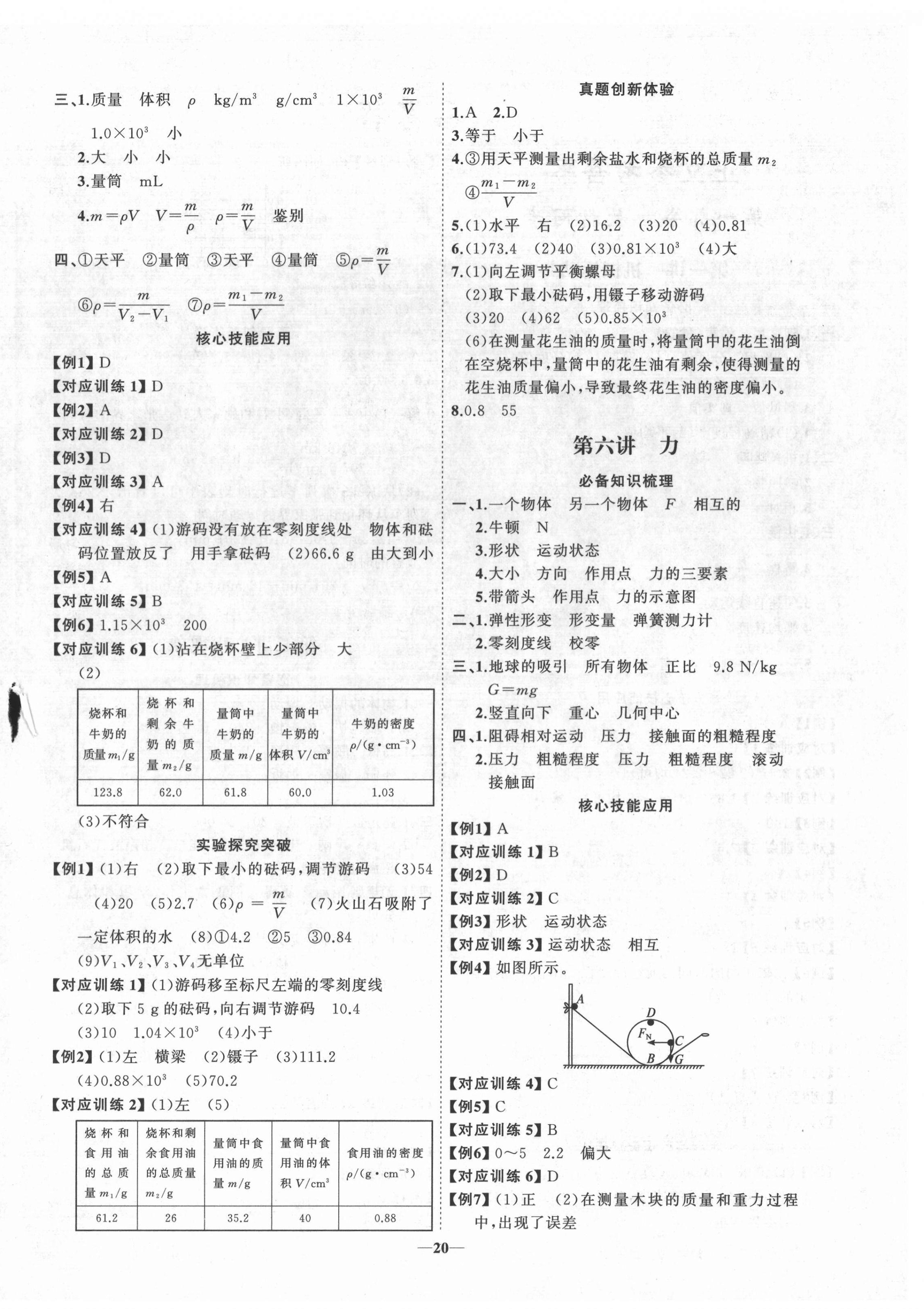 2022年初中總復(fù)習(xí)手冊山東人民出版社物理 第4頁