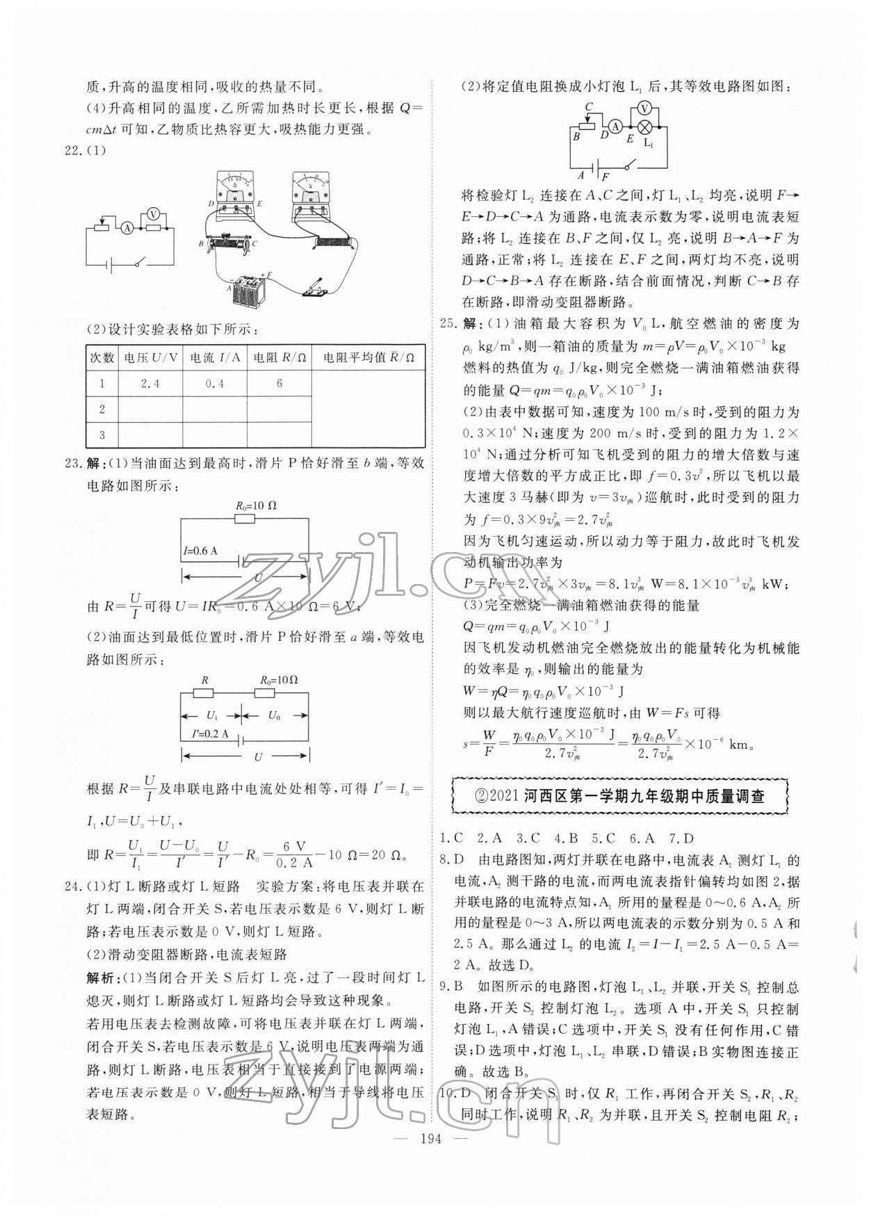 2022年一飞冲天中考模拟试题汇编物理 第2页