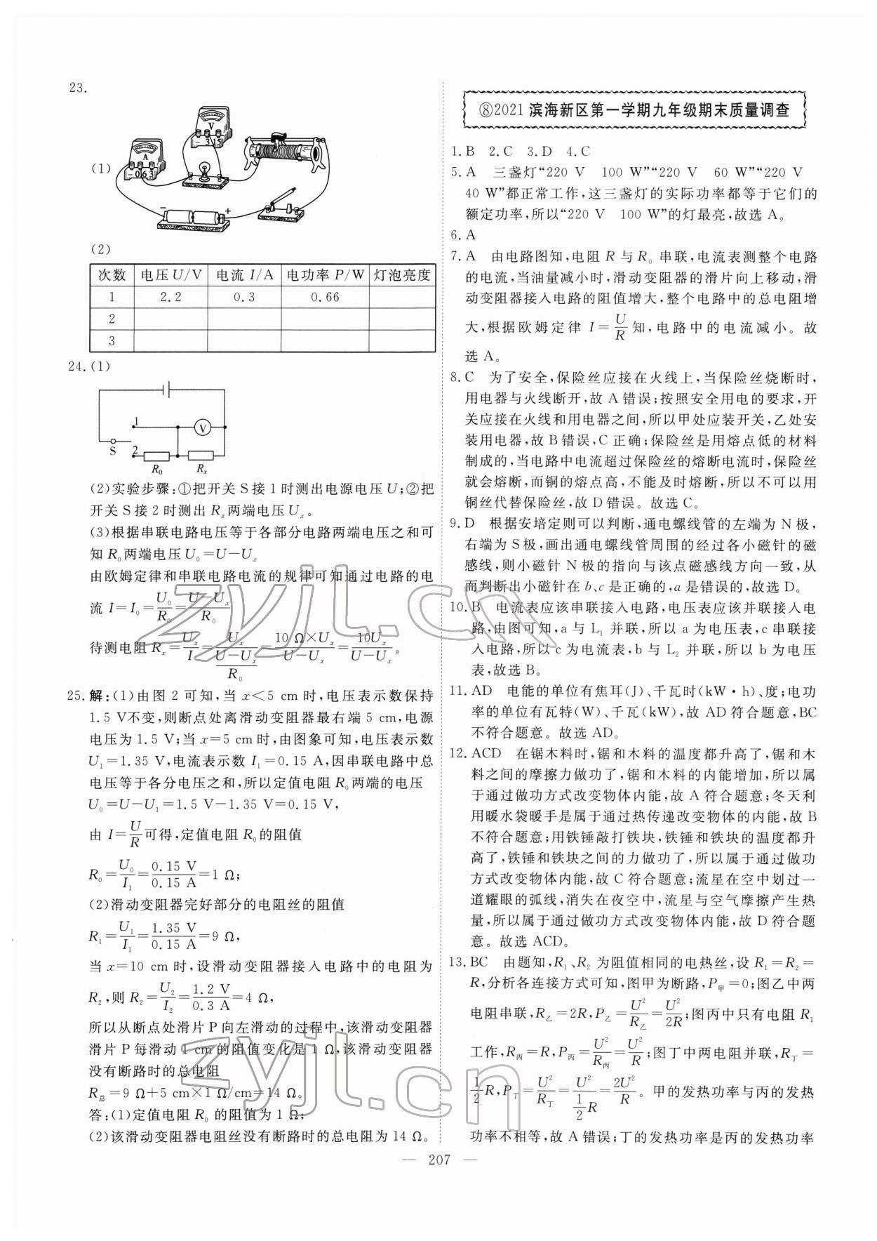 2022年一飞冲天中考模拟试题汇编物理 第15页