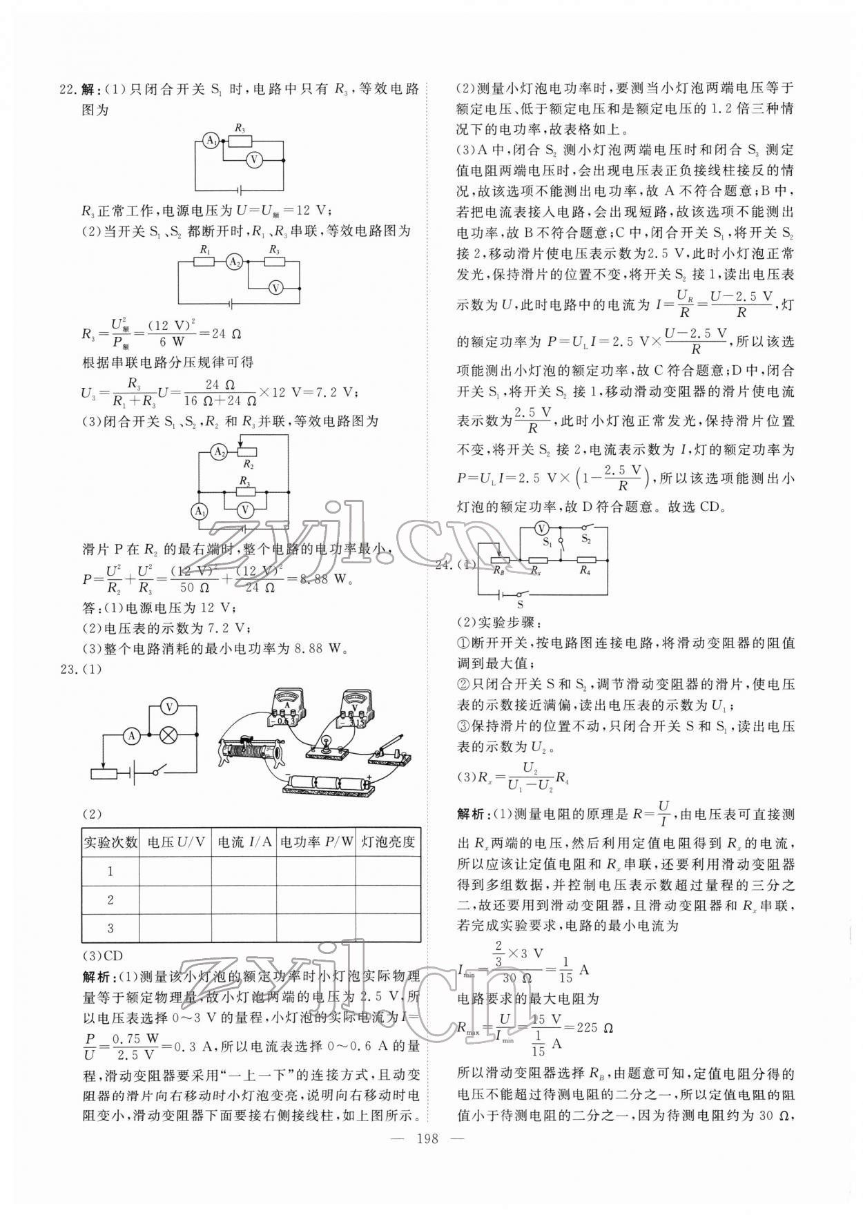 2022年一飞冲天中考模拟试题汇编物理 第6页