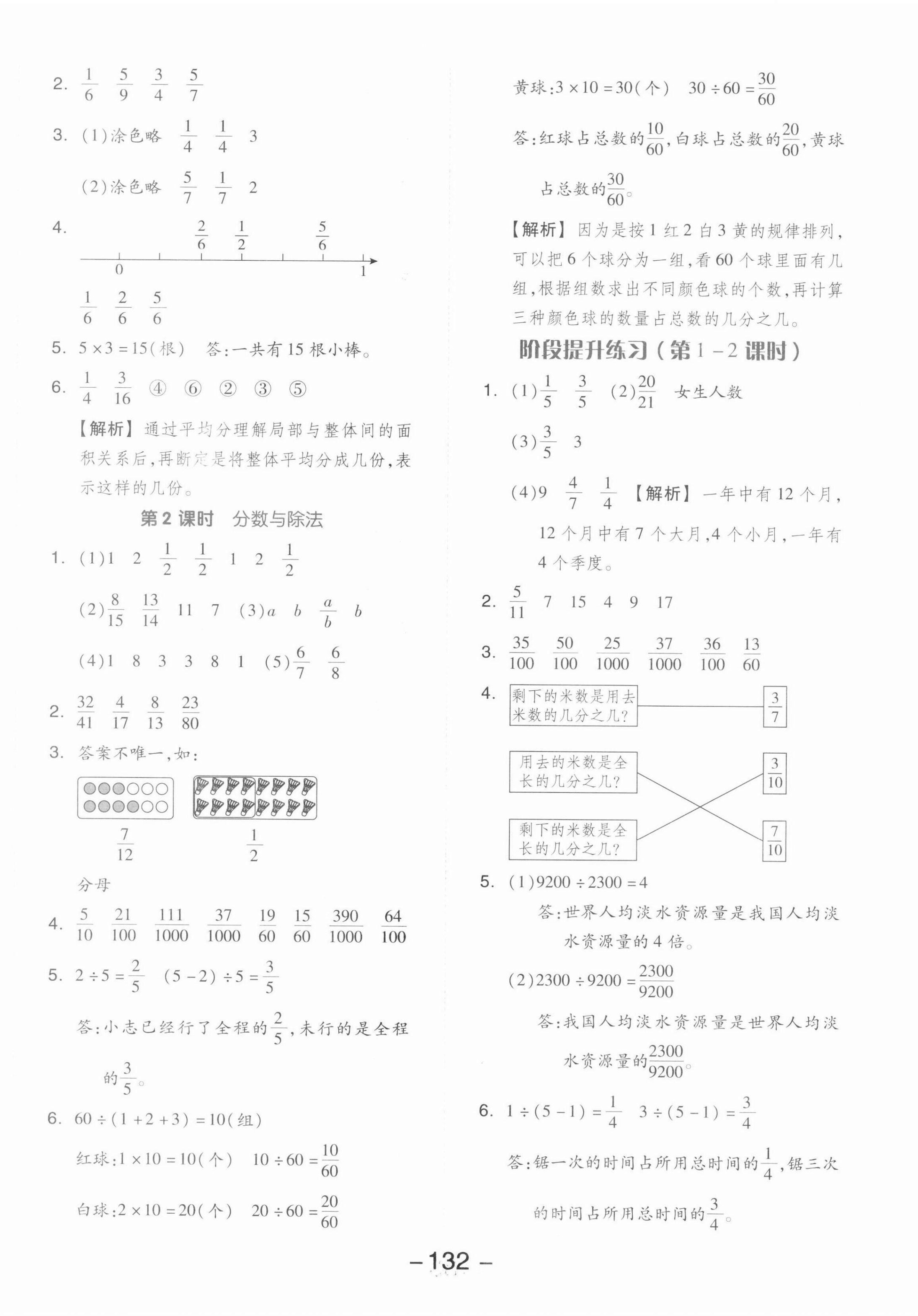 2022年全品學(xué)練考五年級(jí)數(shù)學(xué)下冊(cè)人教版 參考答案第8頁(yè)