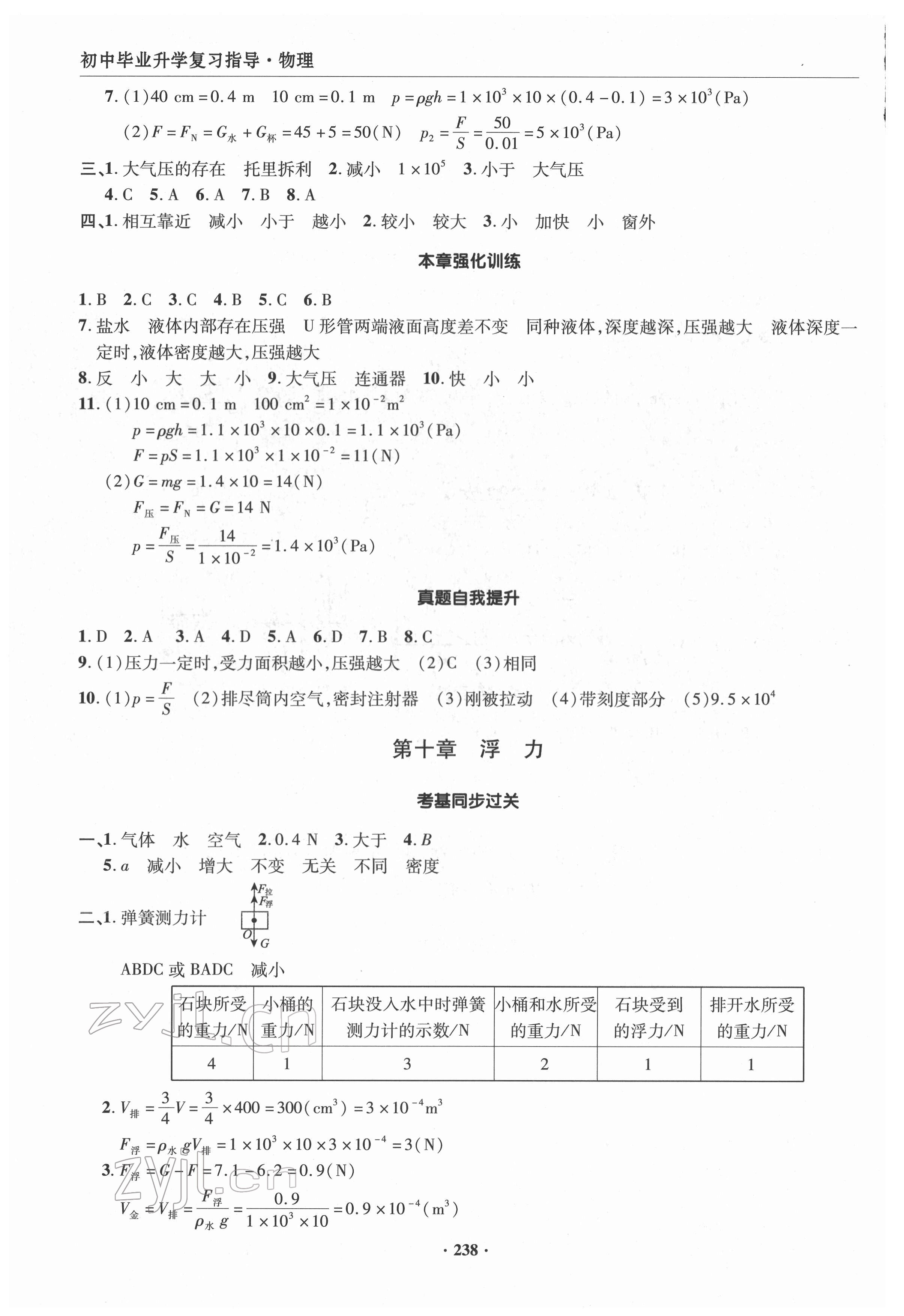 2022年初中畢業(yè)升學(xué)復(fù)習(xí)指導(dǎo)物理 第8頁