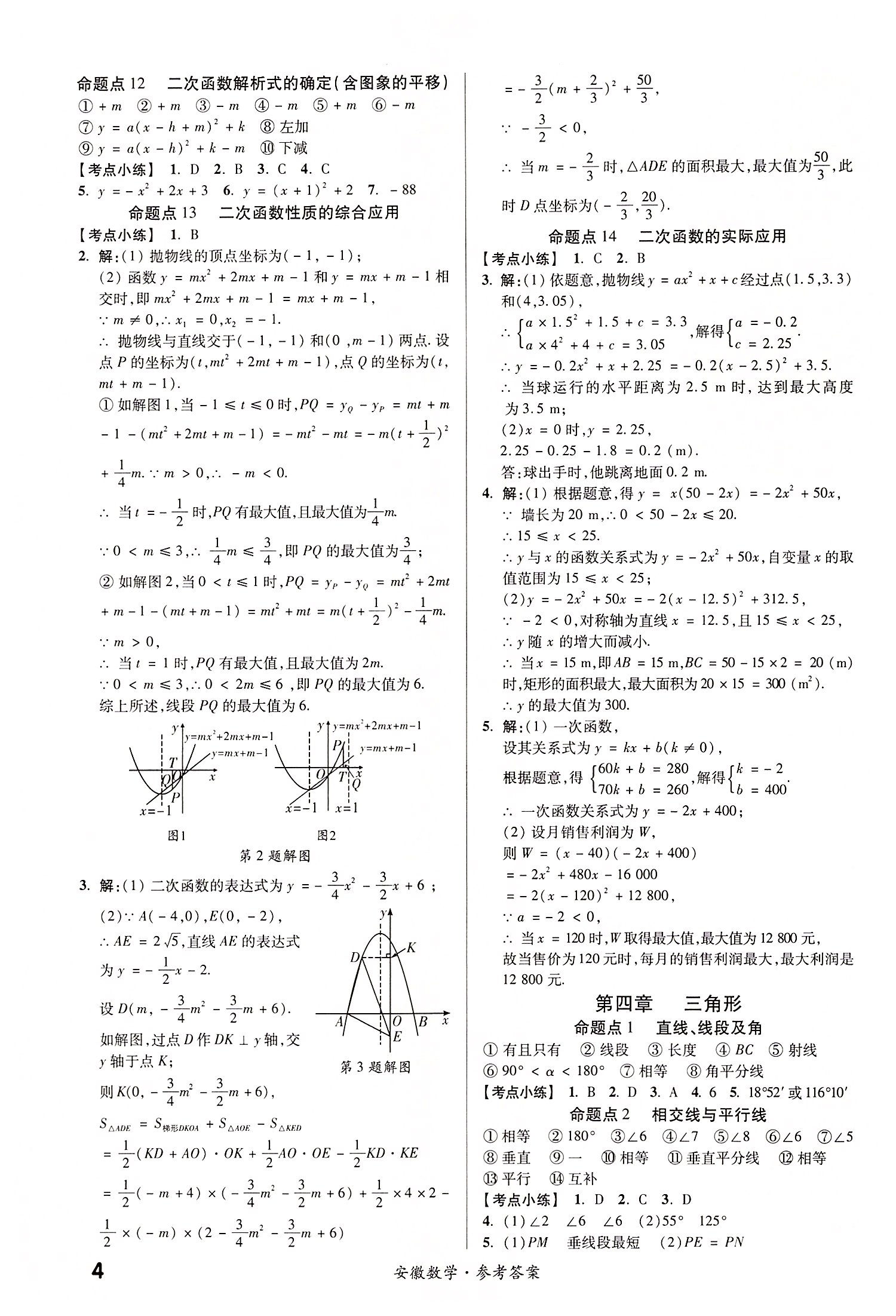 2022年練客中考提優(yōu)方案數(shù)學(xué)安徽專(zhuān)版 第4頁(yè)