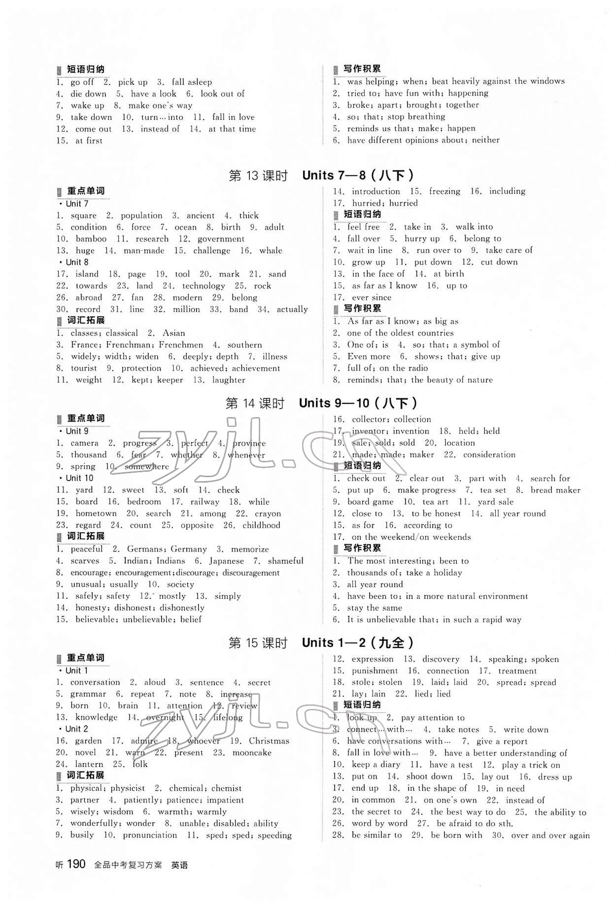 2022年全品中考復(fù)習(xí)方案英語(yǔ)甘肅專版 第6頁(yè)