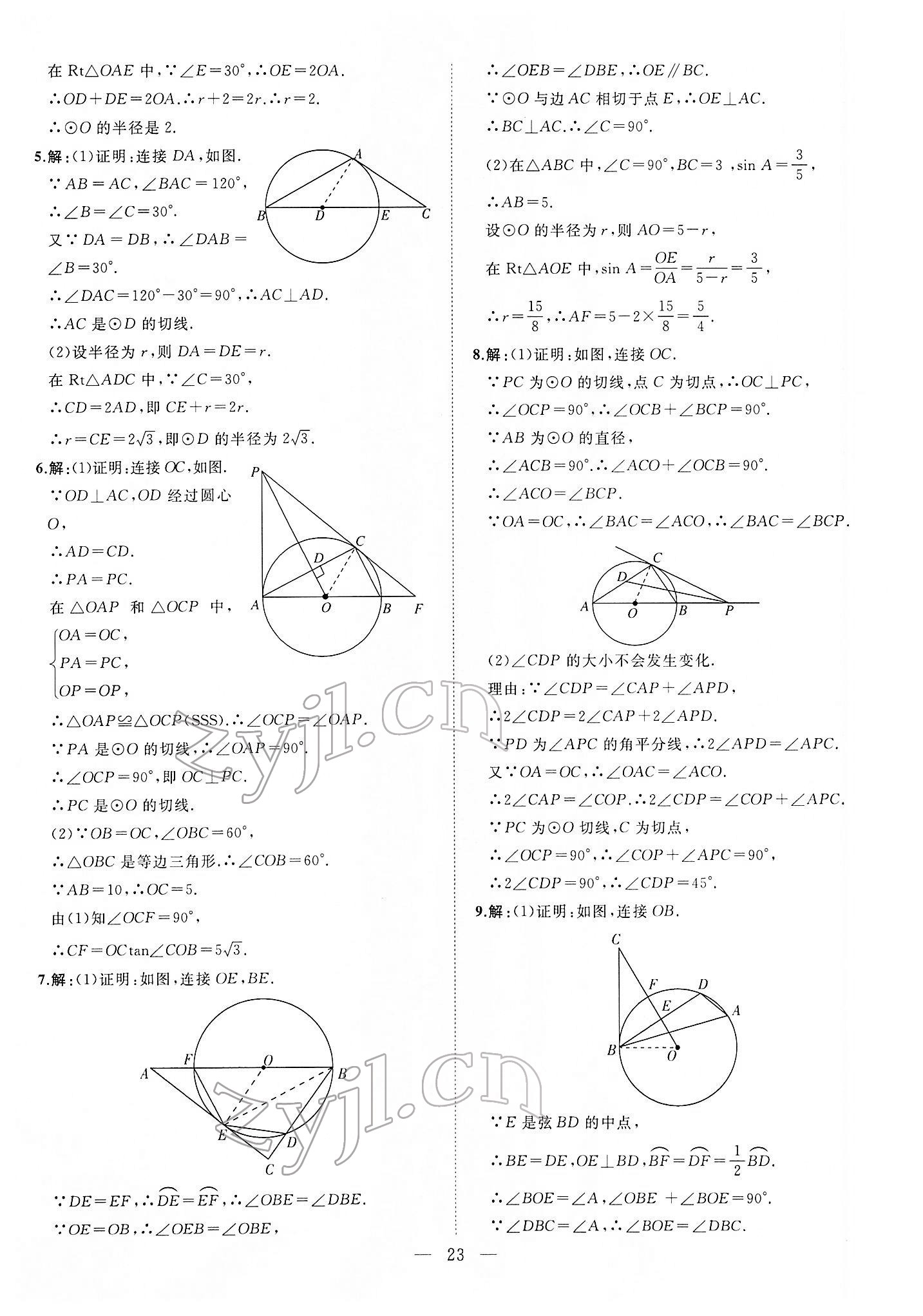 2022年首席中考数学甘肃专版&nbsp;第23页