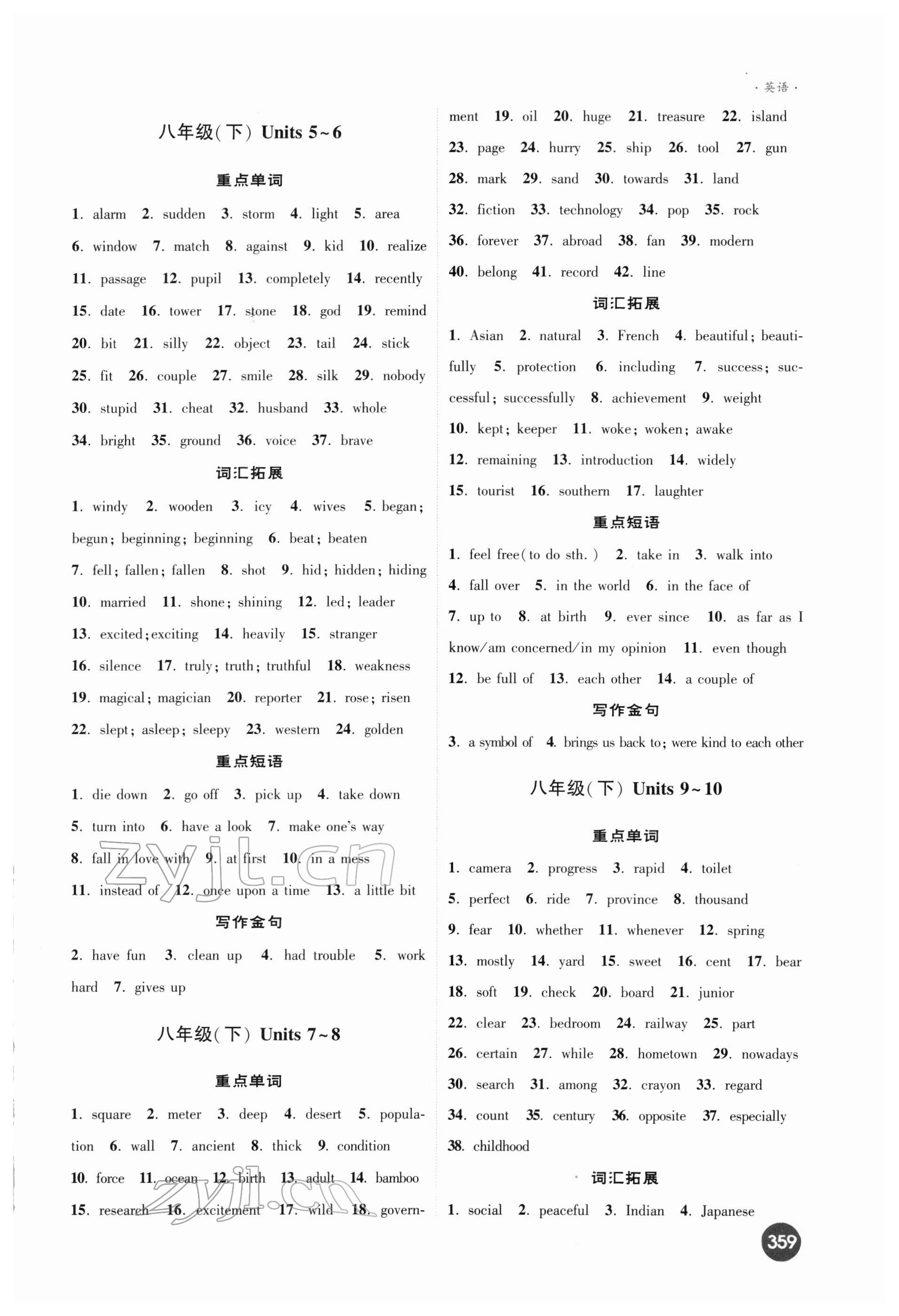 2022年高效復(fù)習(xí)新疆中考英語 第7頁