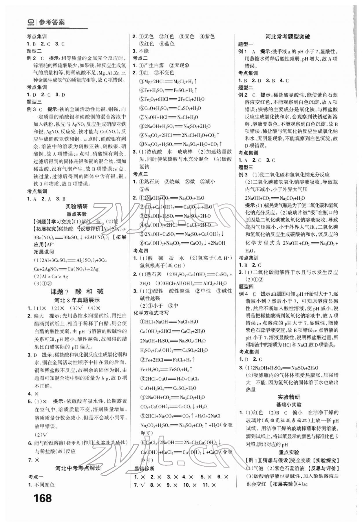 2022年全優(yōu)中考系統(tǒng)總復習化學河北專版 第6頁