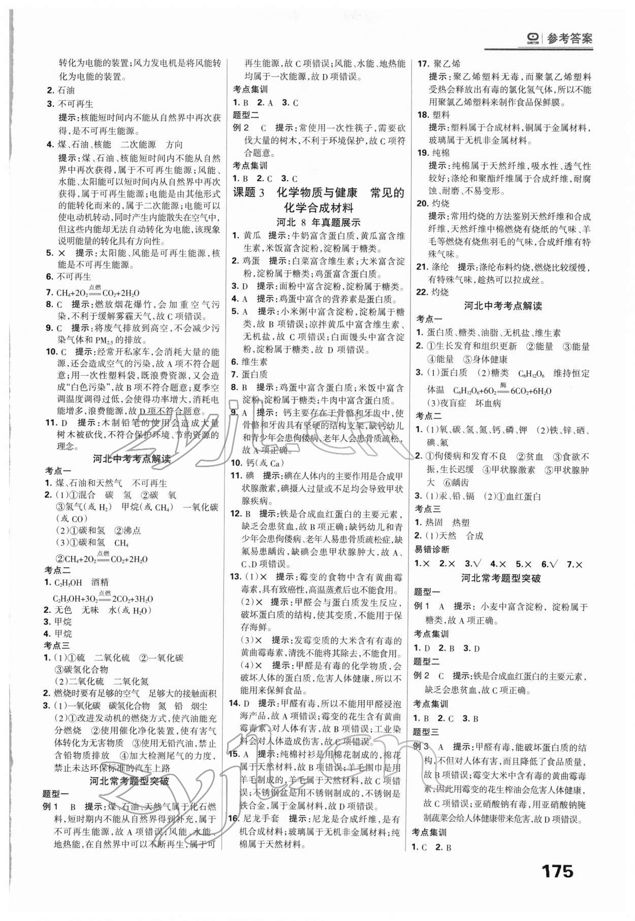 2022年全優(yōu)中考系統(tǒng)總復(fù)習(xí)化學(xué)河北專版 第13頁(yè)