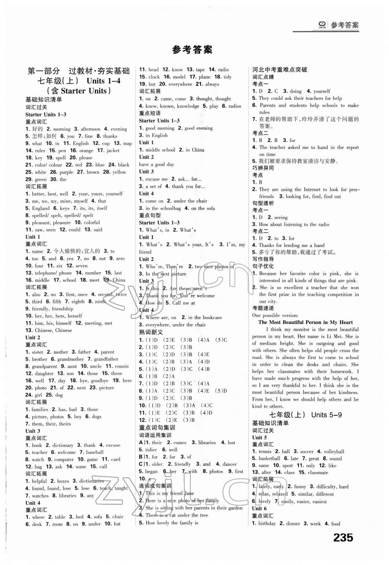 2022年全優(yōu)中考系統(tǒng)總復(fù)習(xí)英語河北專用 第1頁