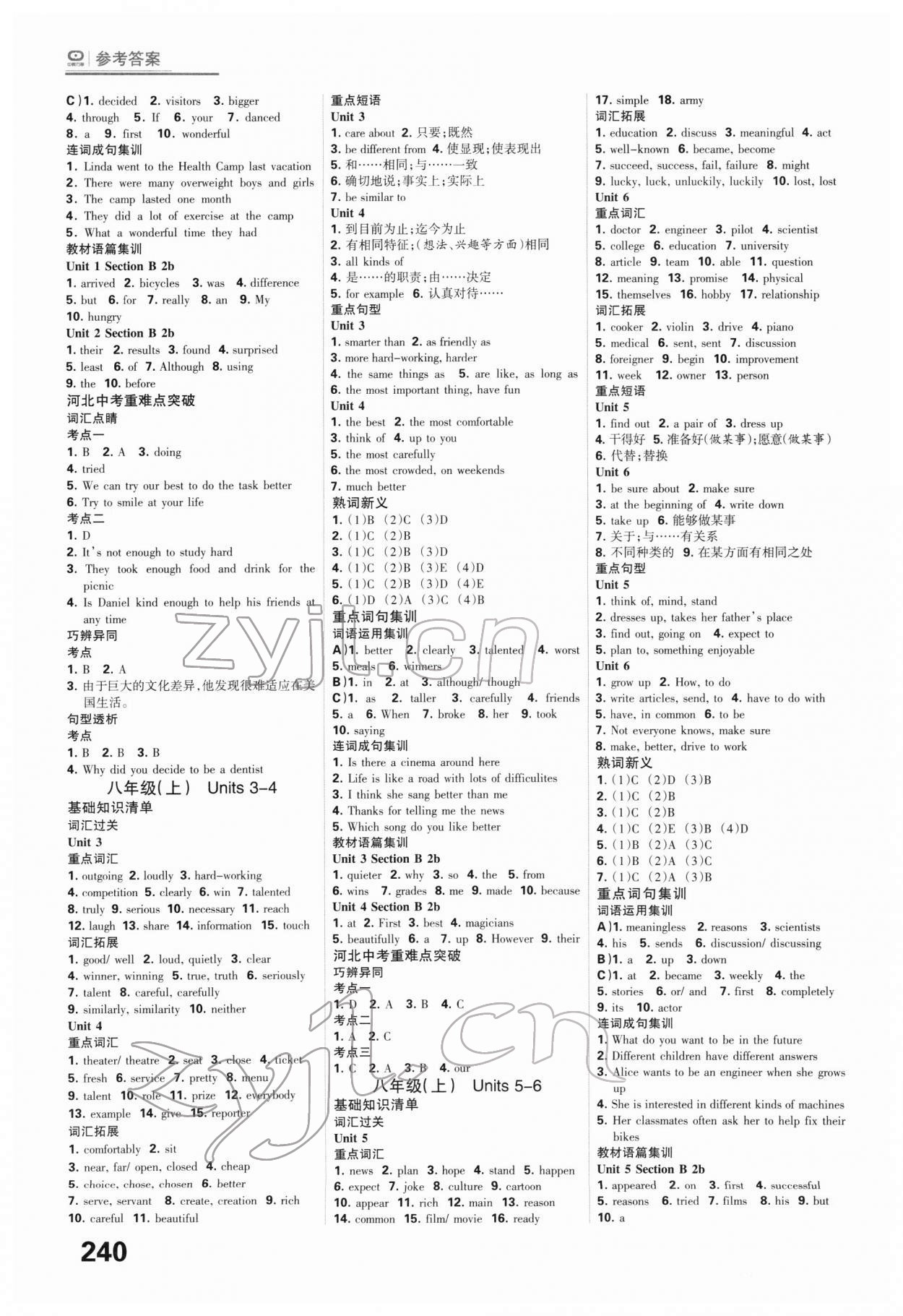 2022年全優(yōu)中考系統(tǒng)總復(fù)習(xí)英語(yǔ)河北專用 第6頁(yè)