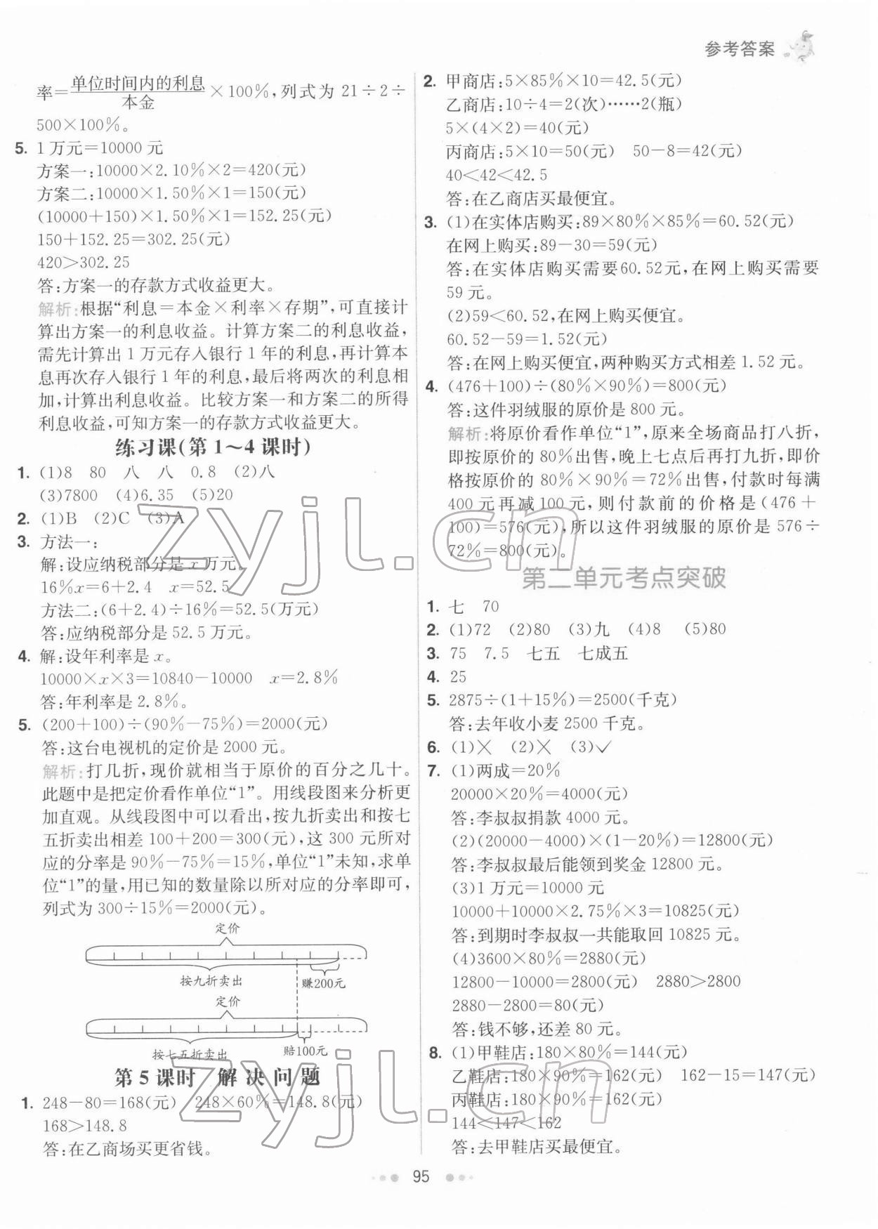 2022年七彩練霸六年級(jí)數(shù)學(xué)下冊(cè)人教版 第3頁(yè)