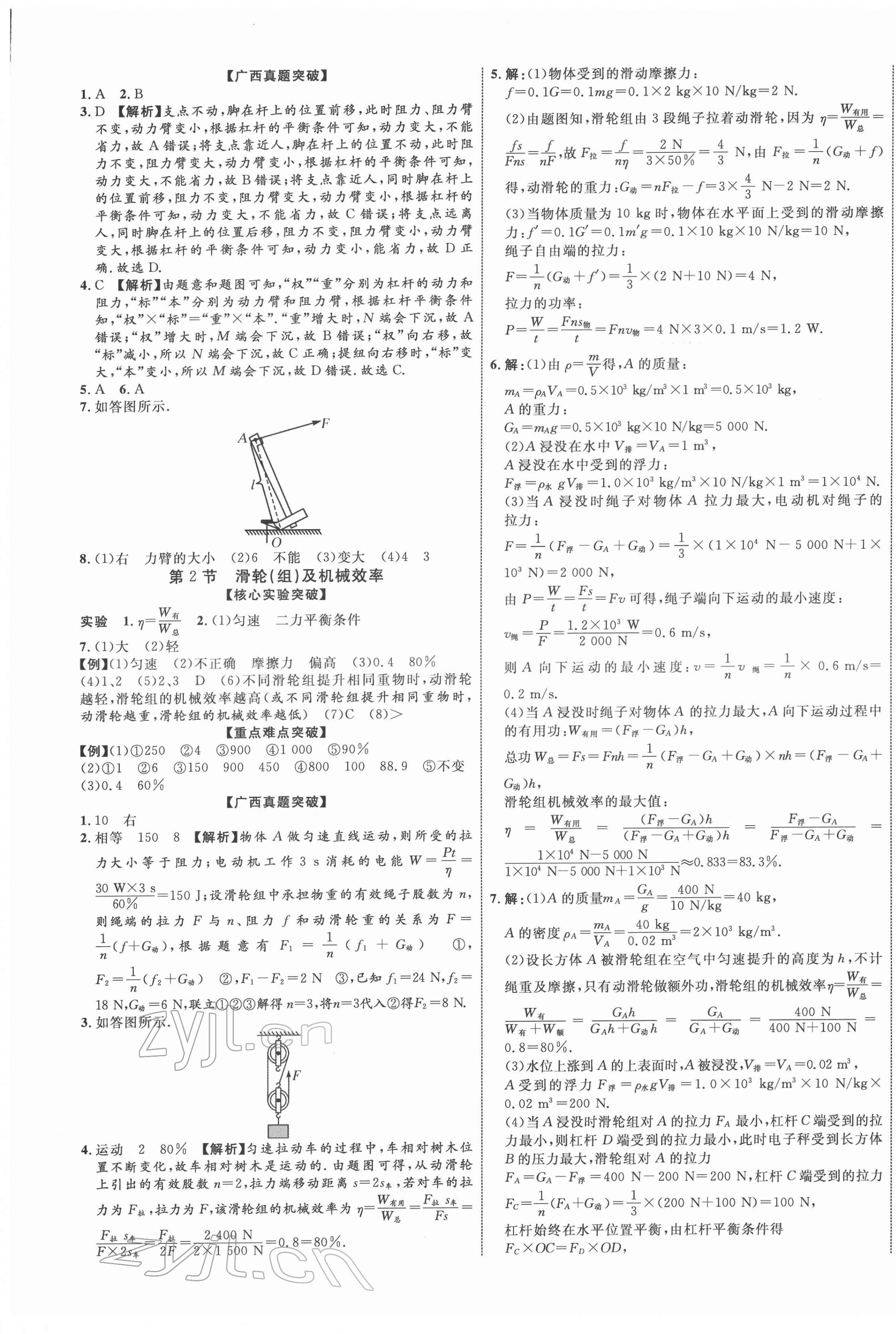 2022年廣西中考優(yōu)化指導(dǎo)物理 第13頁