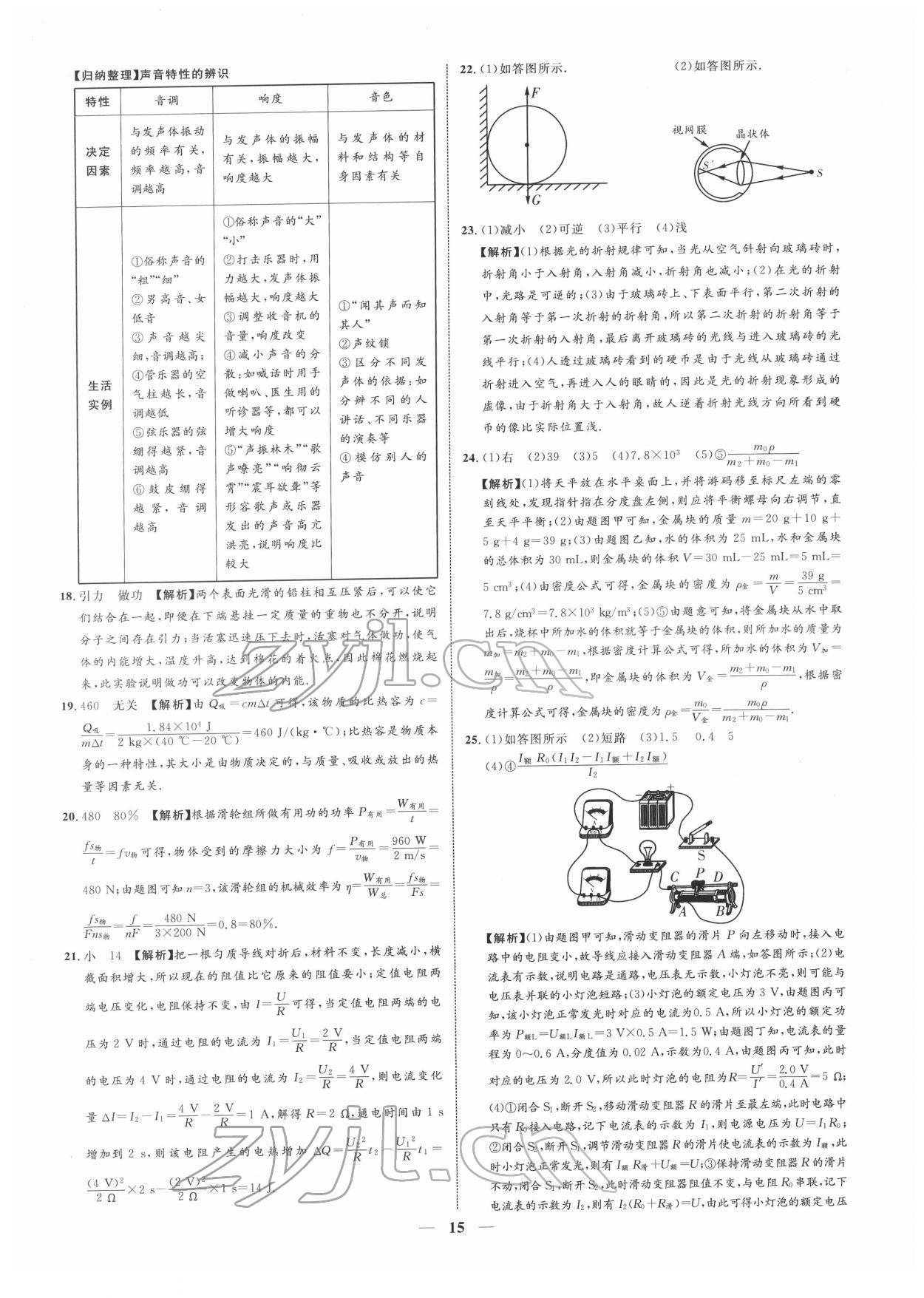 2022年中考金卷中考試題精編物理廣西專版 第15頁