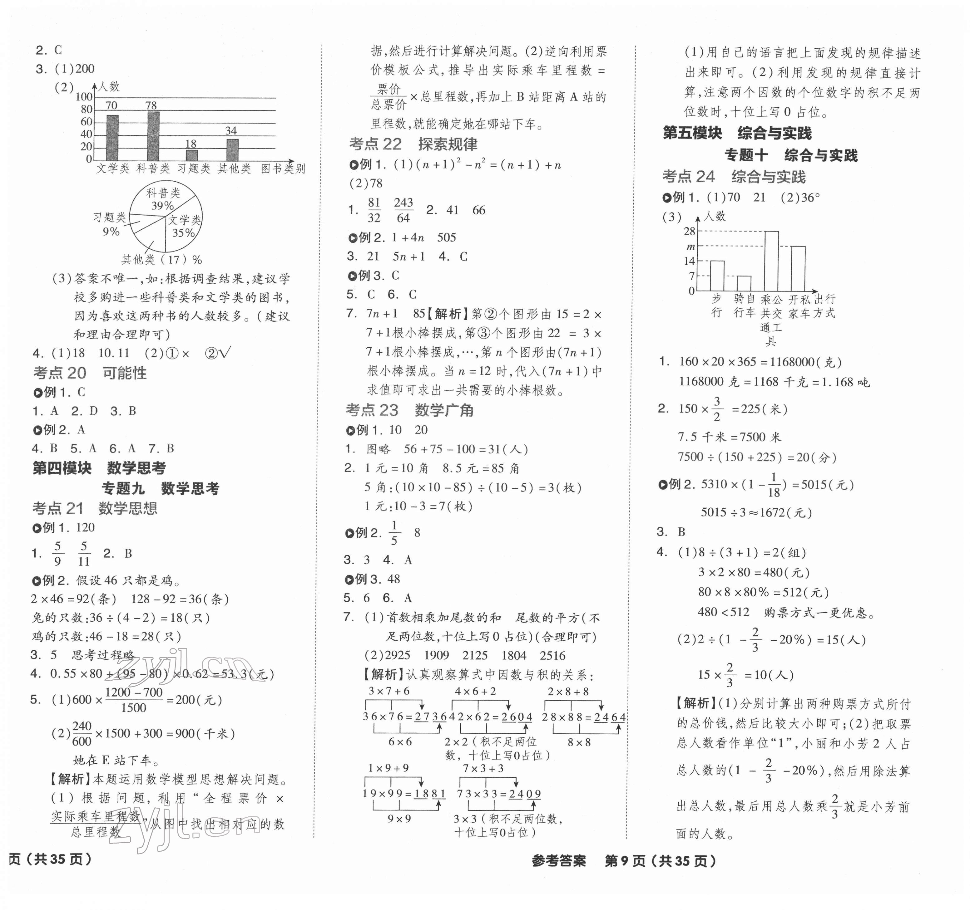 2022年全品小學(xué)總復(fù)習(xí)六年級數(shù)學(xué) 第6頁