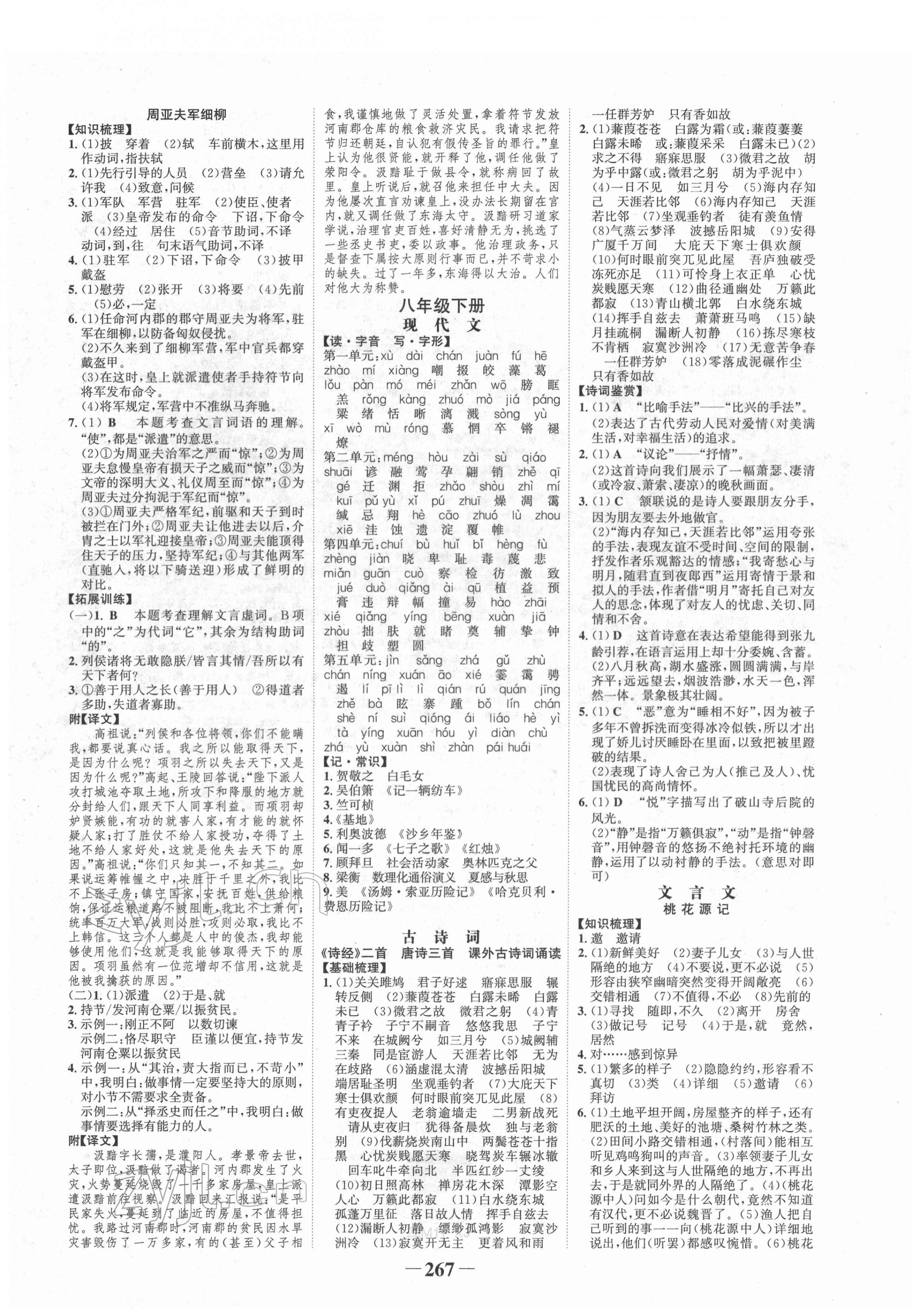 2022年世紀(jì)金榜初中全程復(fù)習(xí)方略語文新疆專版 第7頁