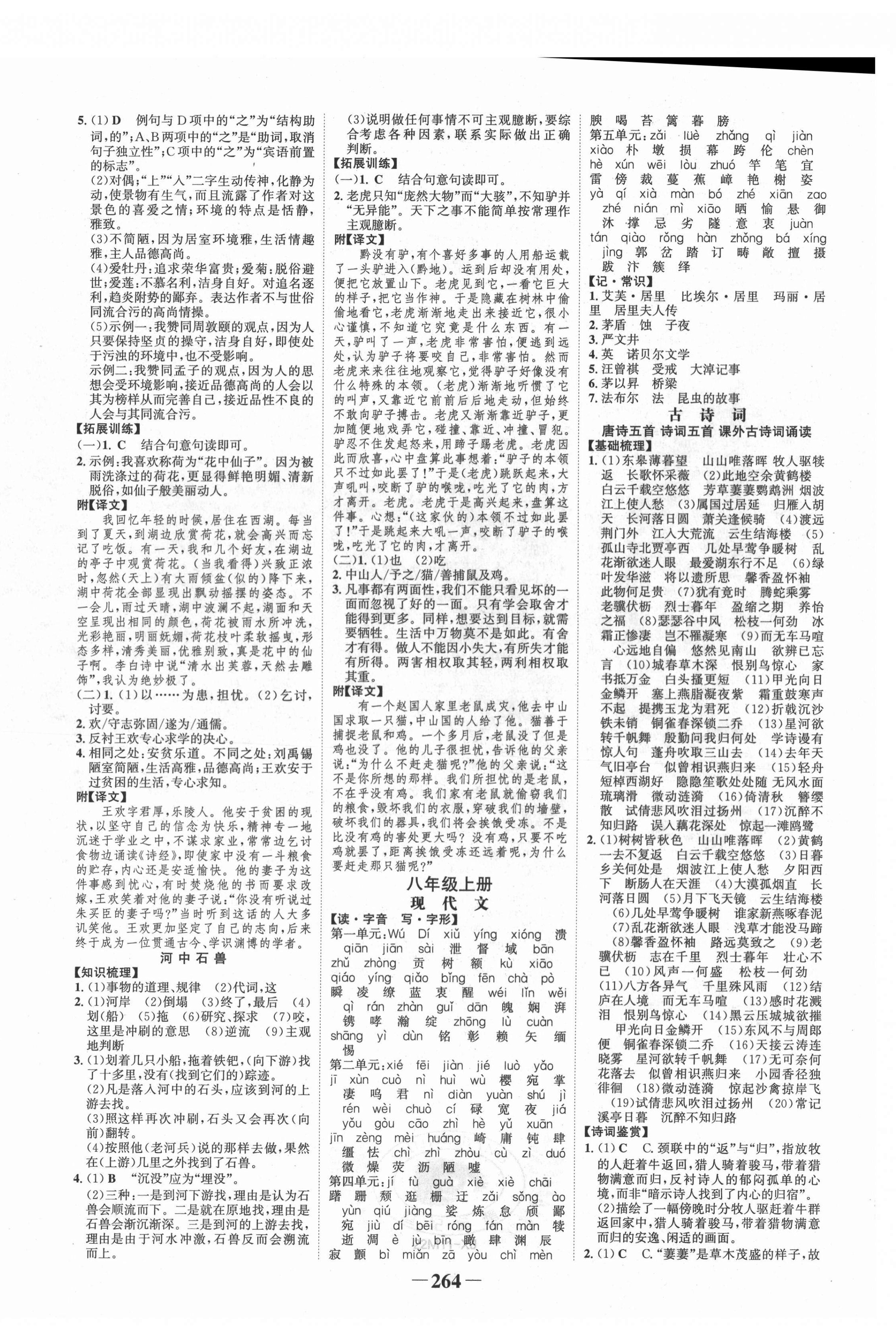 2022年世紀金榜初中全程復(fù)習(xí)方略語文新疆專版 第4頁