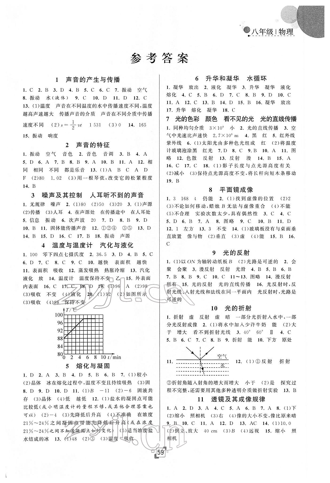 2022年寒假提優(yōu)集訓(xùn)20天八年級物理蘇科版 第1頁