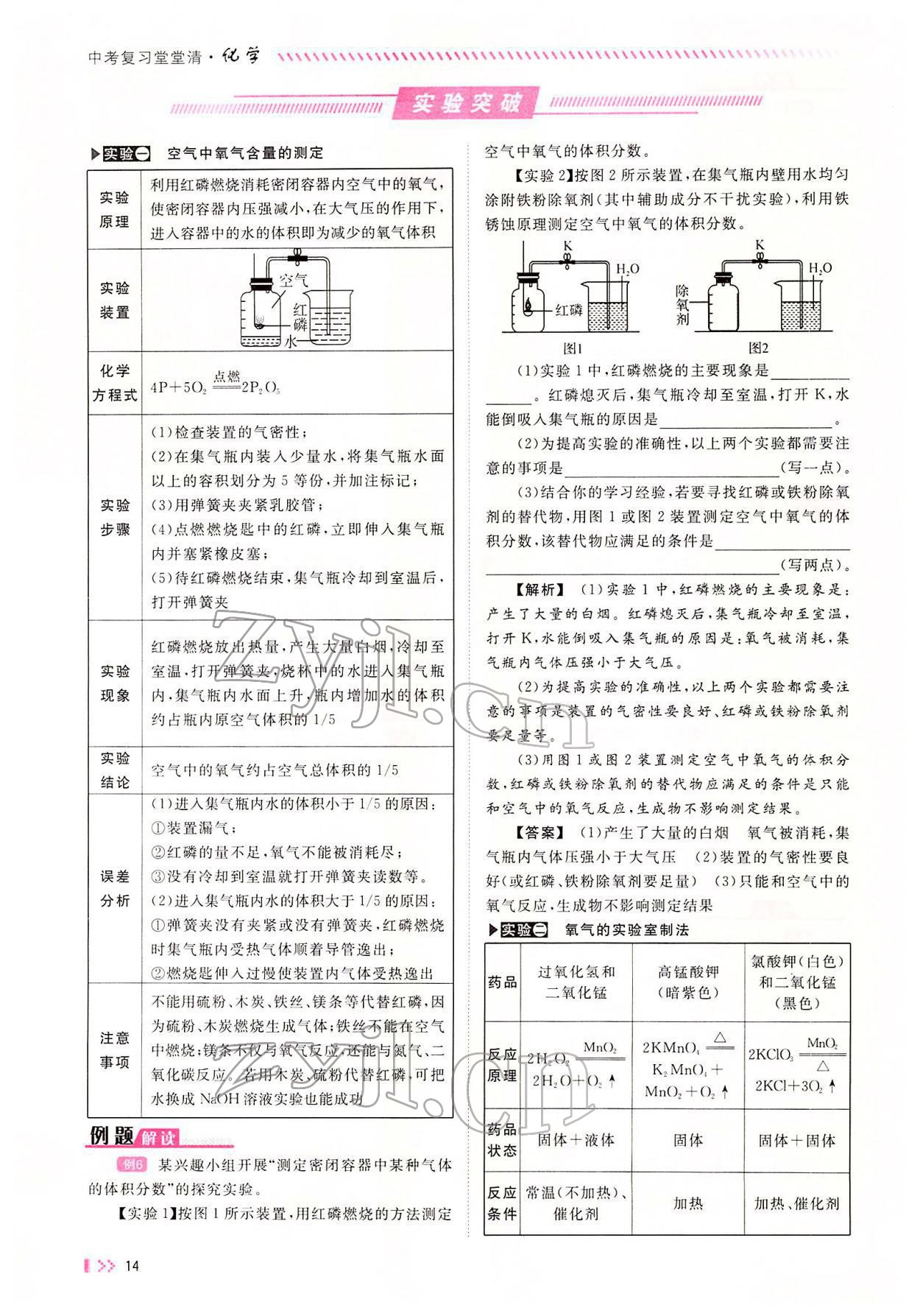 2022年名師學(xué)案中考復(fù)習(xí)堂堂清化學(xué)中考黔東南專版 參考答案第24頁