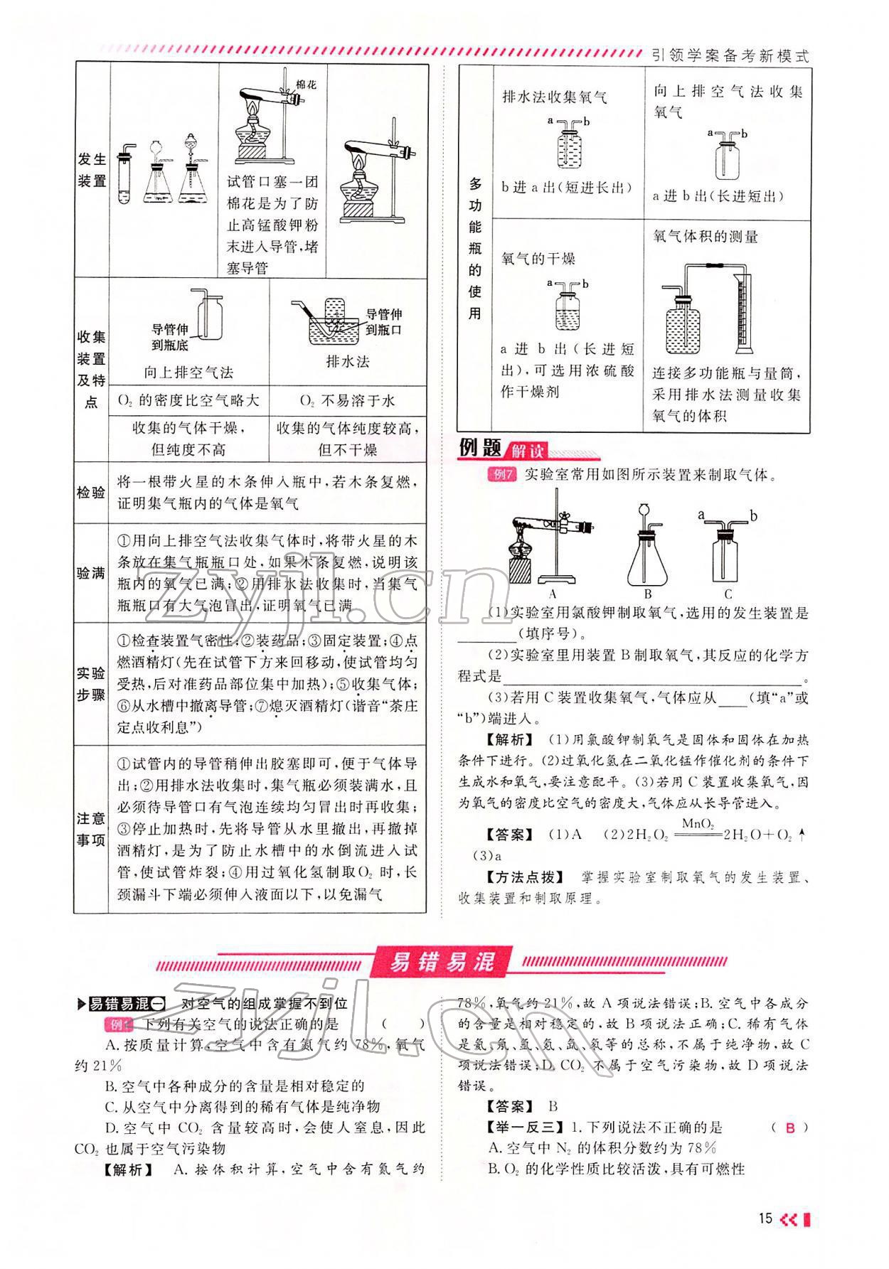 2022年名師學案中考復習堂堂清化學中考黔東南專版 參考答案第26頁