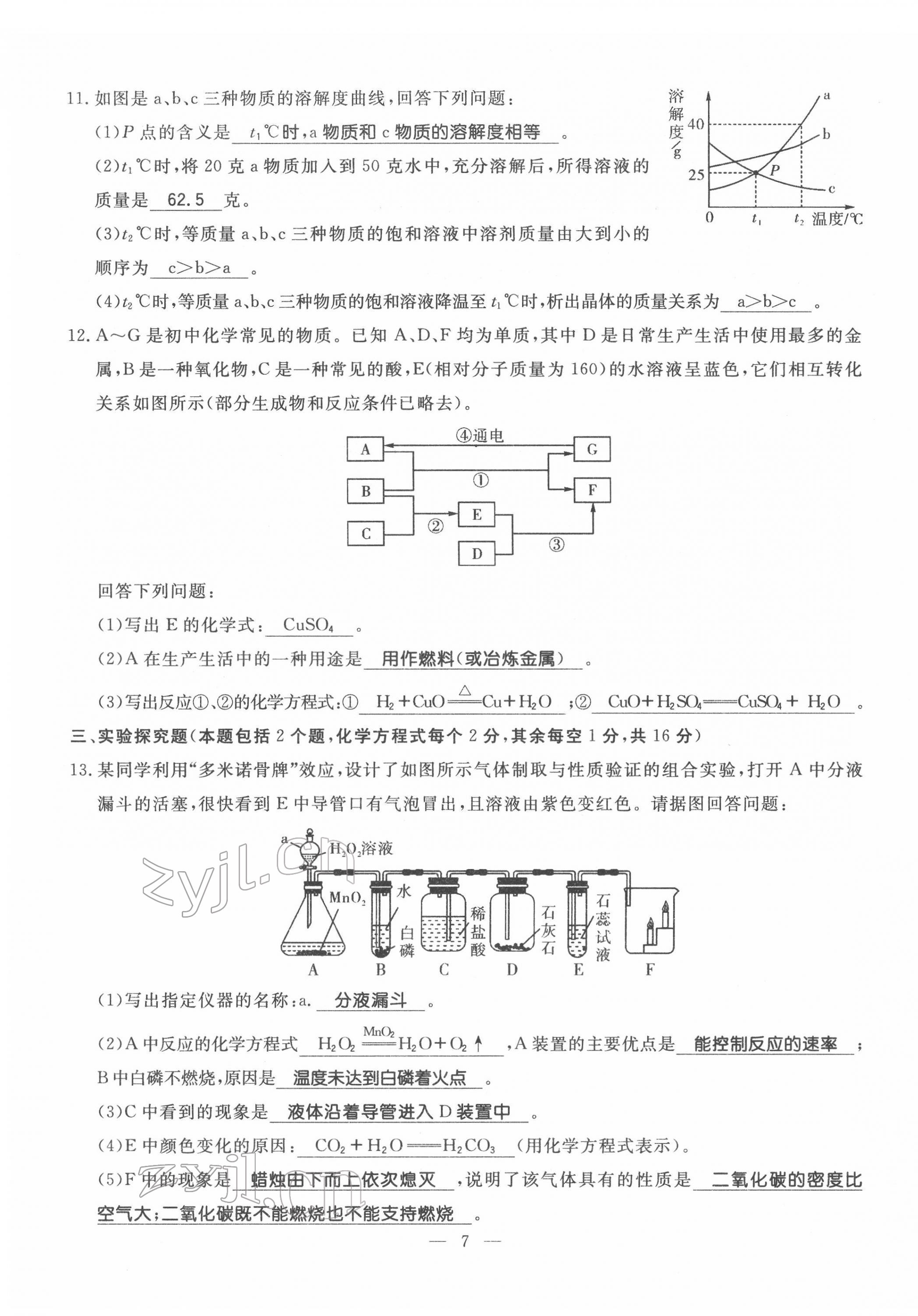 2022年名師學(xué)案中考復(fù)習(xí)堂堂清化學(xué)中考黔東南專版 第7頁(yè)