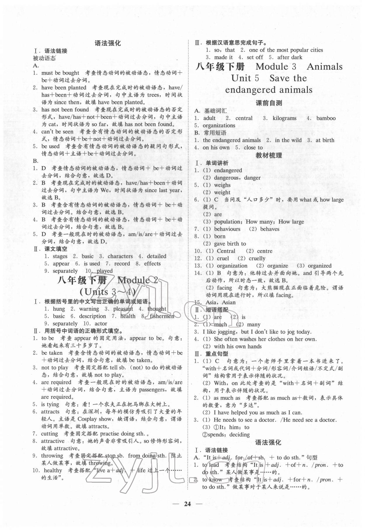2022年名師金典英語深圳專版 第24頁