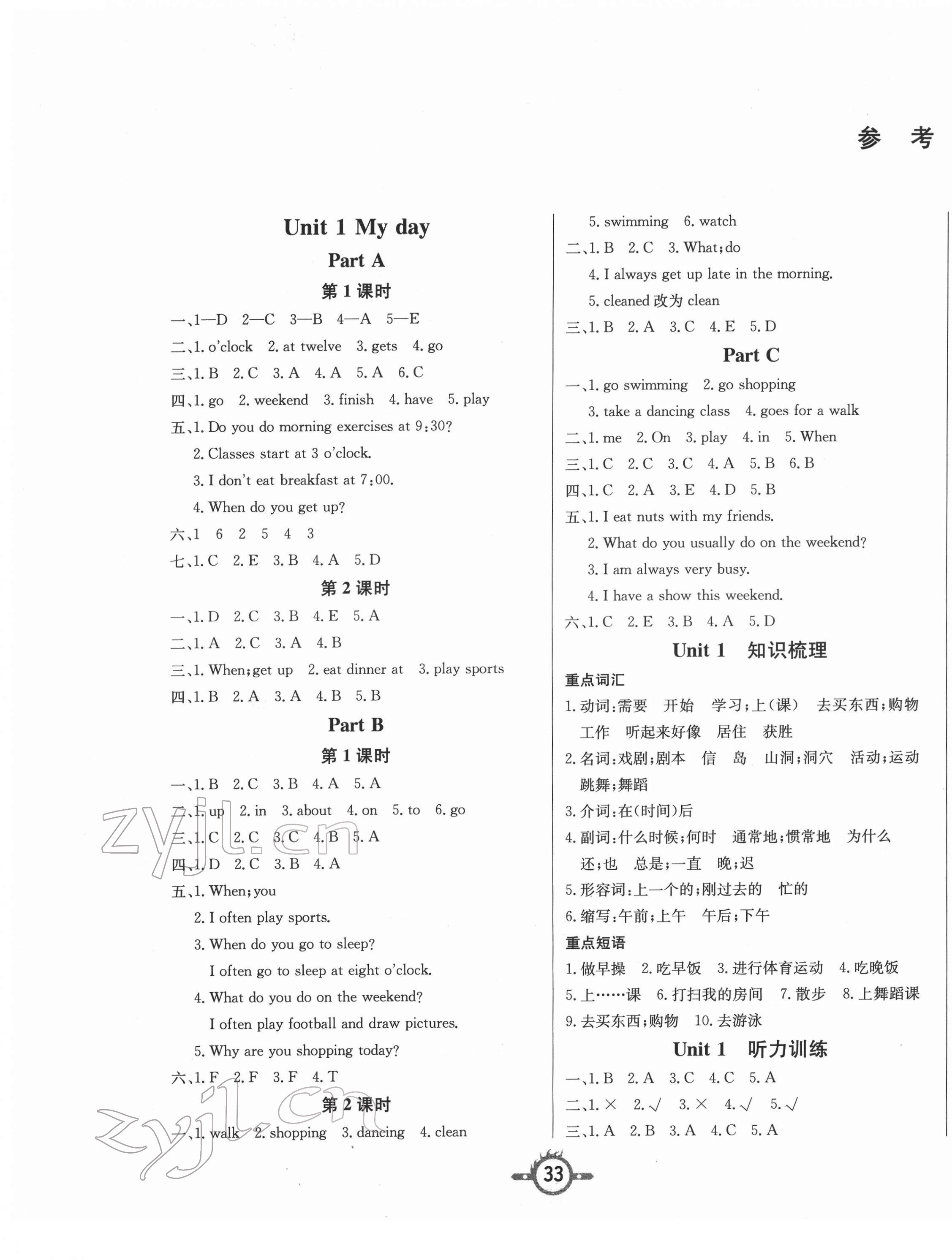 2022年創(chuàng)新課課練五年級英語下冊人教版 第1頁