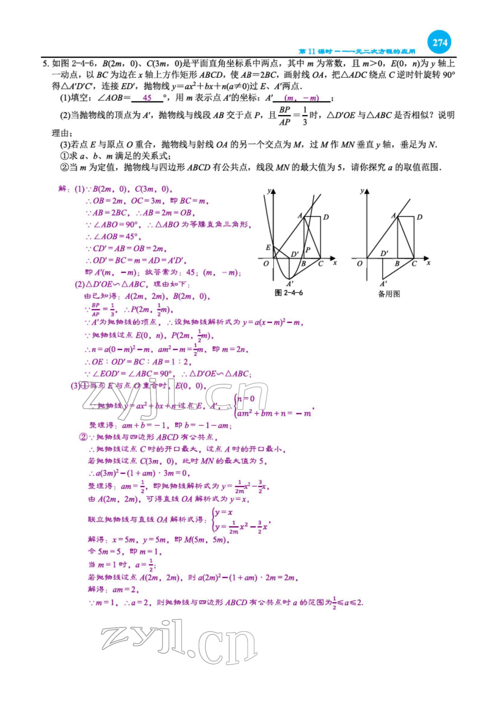 2022年綜合復(fù)習(xí)與測(cè)試黃山書社數(shù)學(xué) 第24頁(yè)