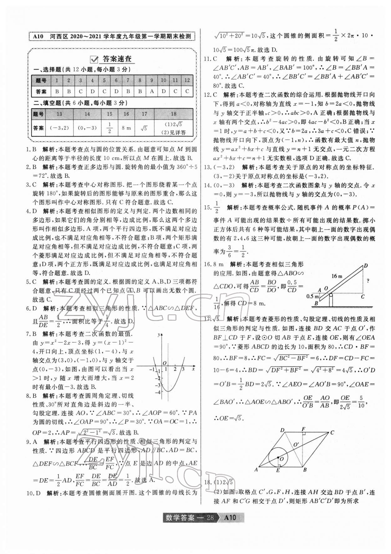 2022年水木教育中考模擬試卷精編數(shù)學(xué)中考天津?qū)０?nbsp;第28頁