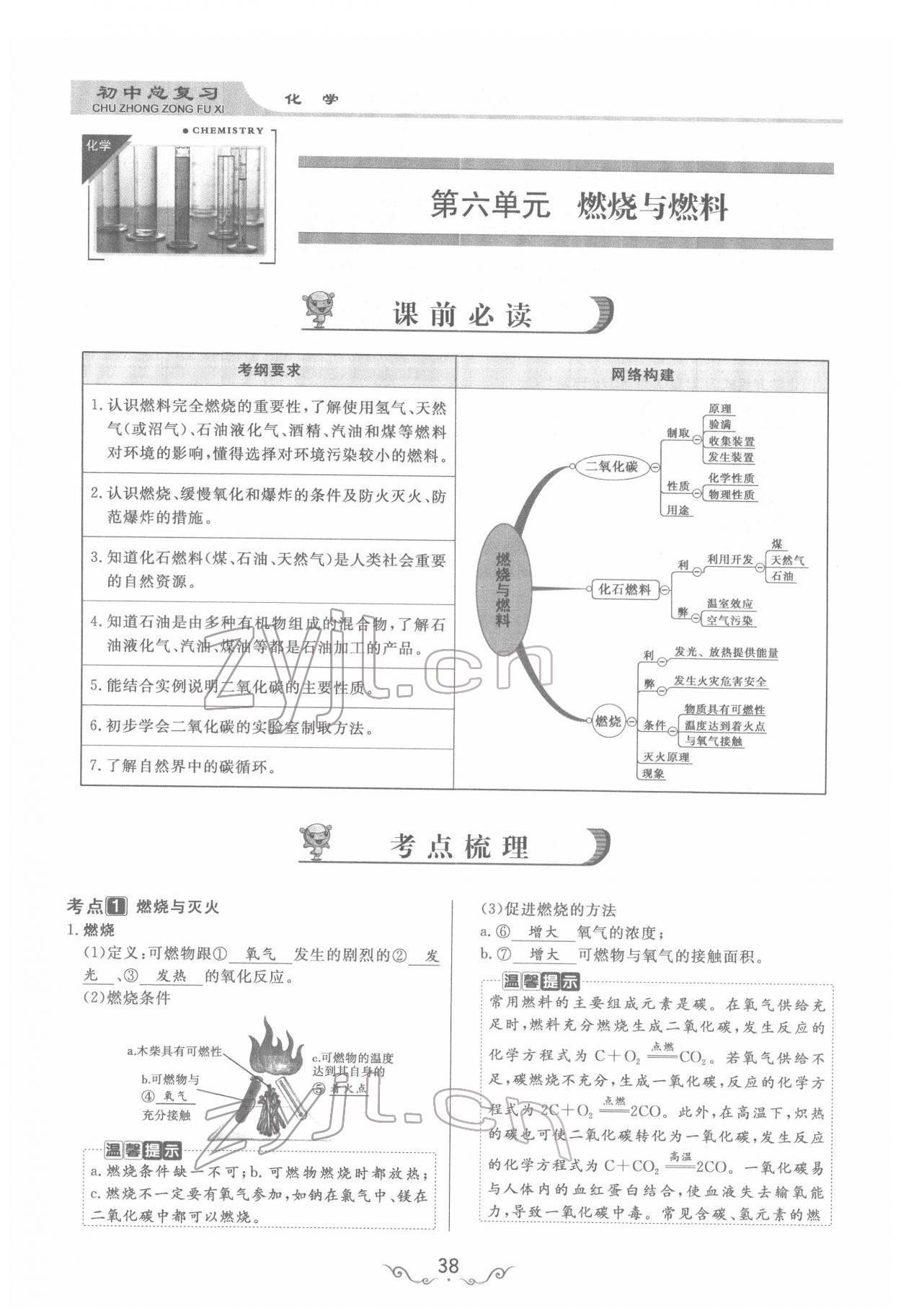 2022年簡易通中考總復(fù)習(xí)化學(xué) 參考答案第38頁