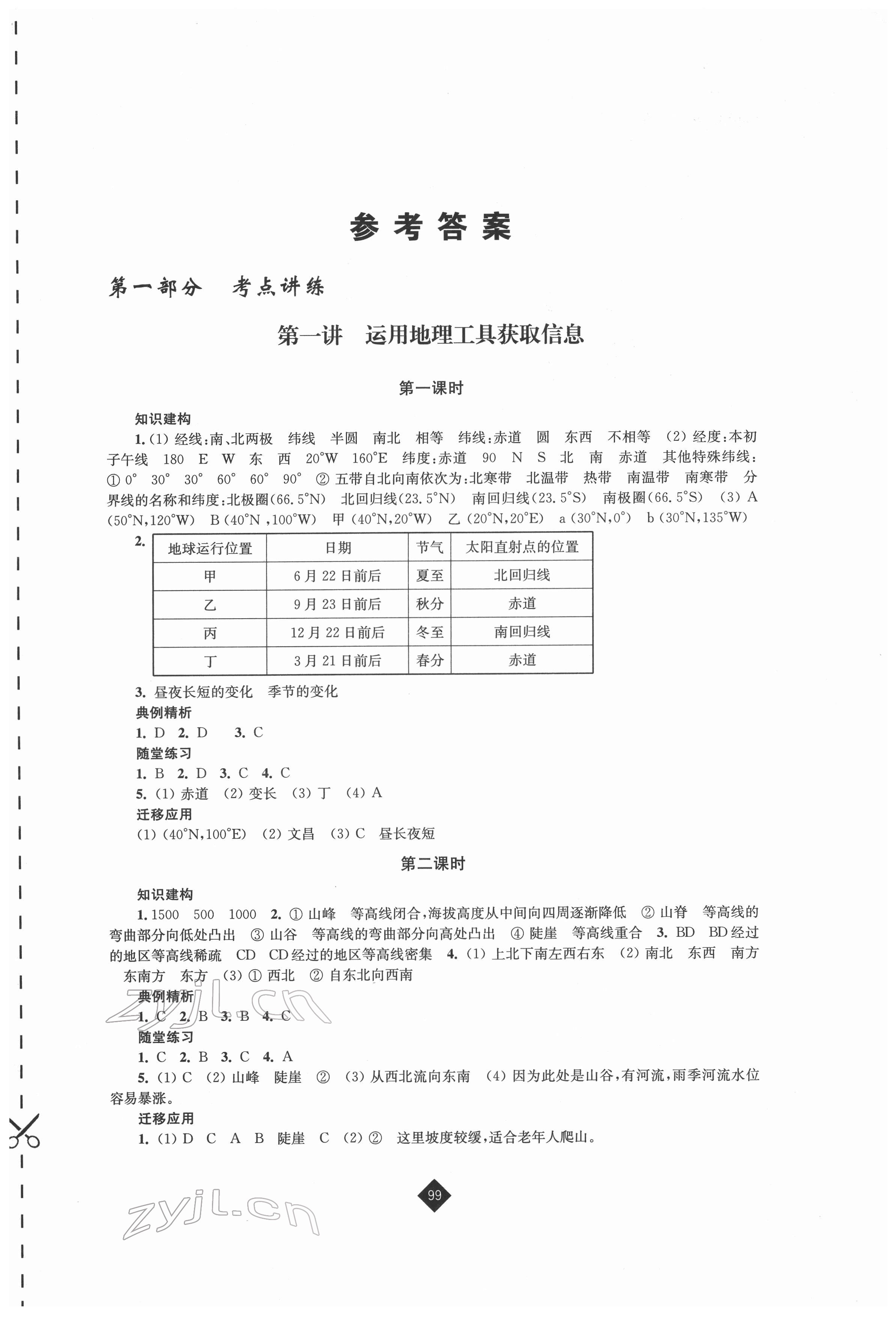 2022年中考复习指南地理 第1页