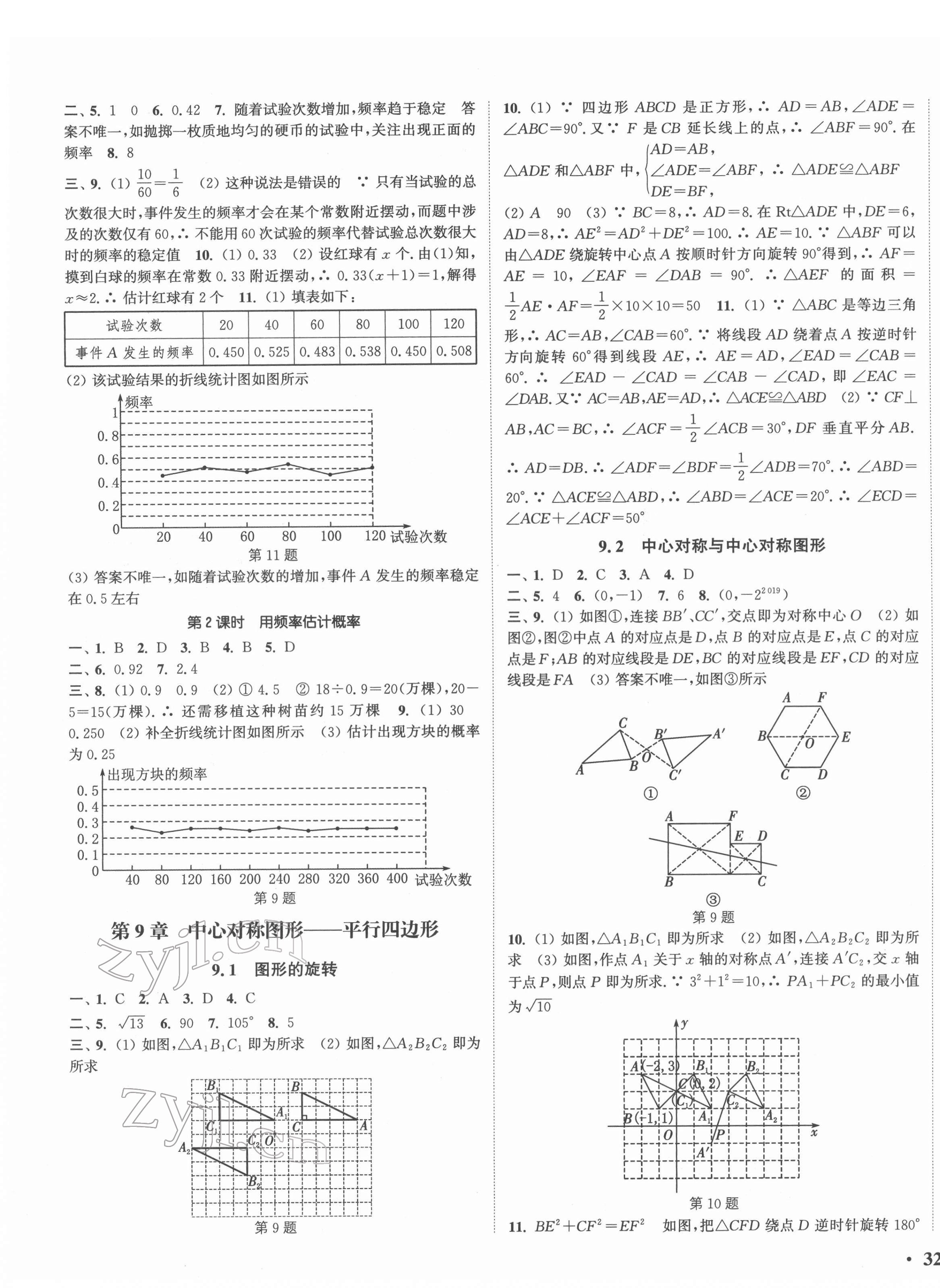 2022年通城学典活页检测八年级数学下册苏科版 第3页