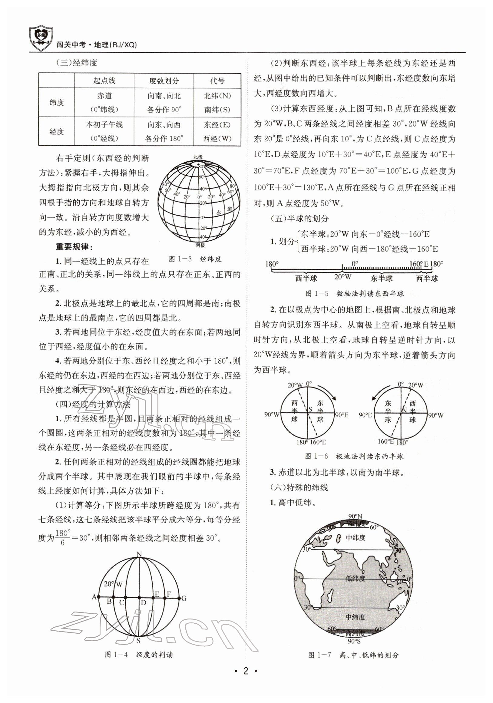 2022年指南針中考前沿地理 參考答案第2頁