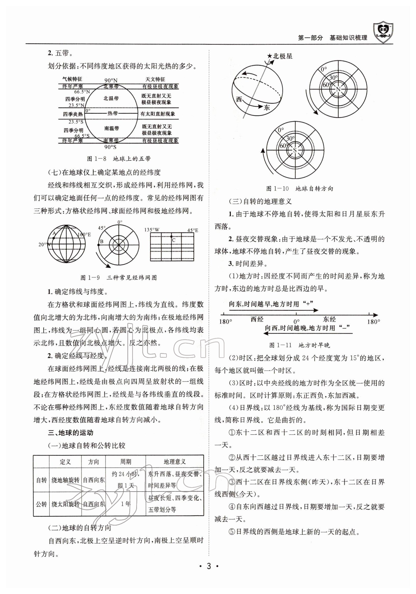 2022年指南針中考前沿地理 參考答案第3頁(yè)