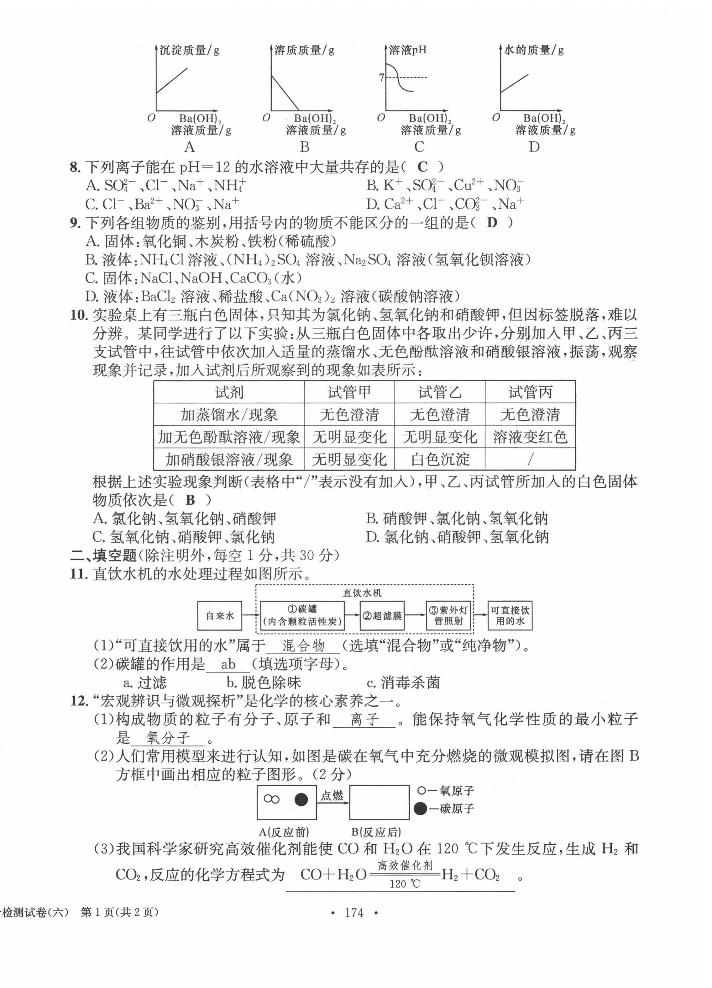 2022年中考总复习长江出版社化学 第22页