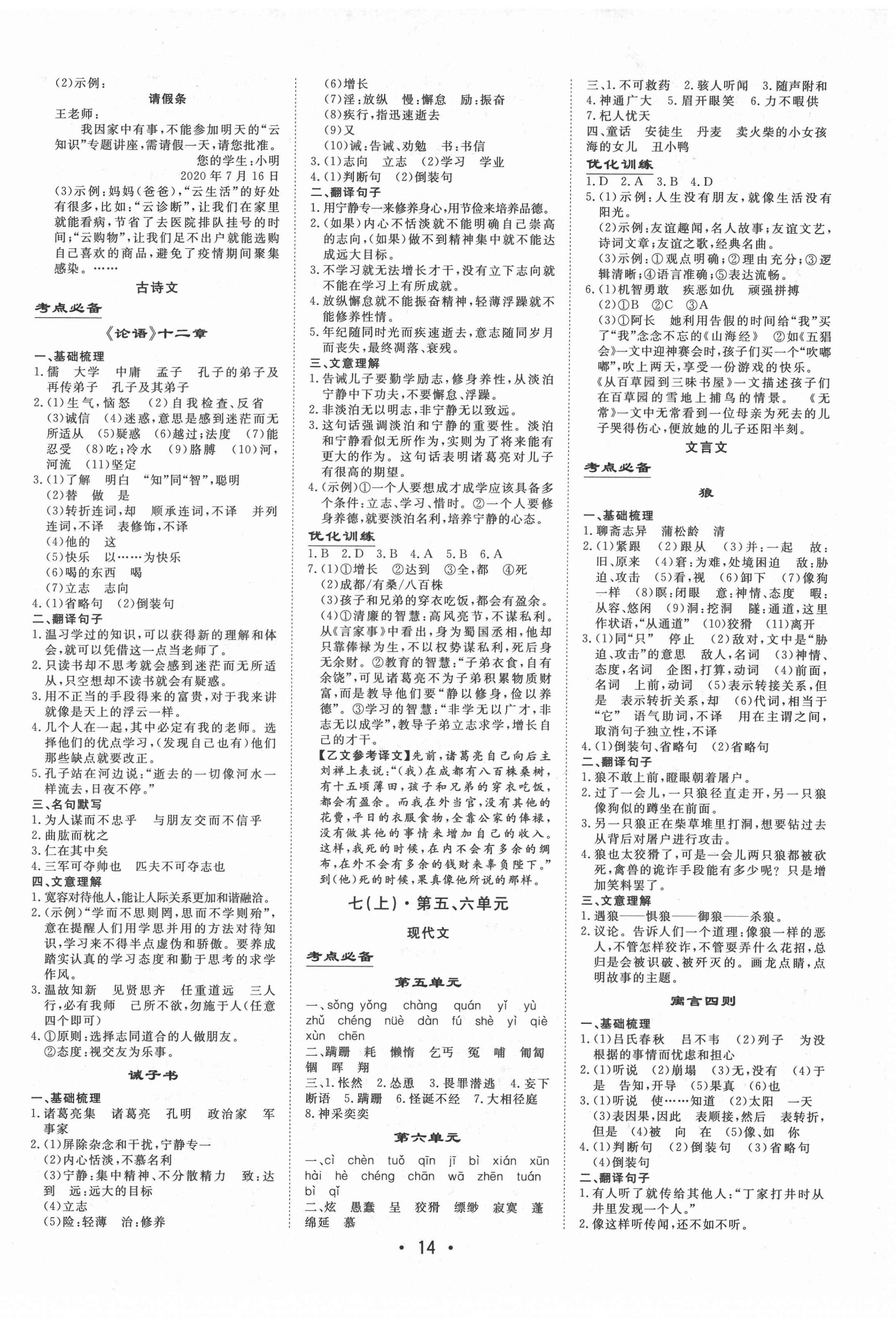 2022年大中考總復(fù)習(xí)語(yǔ)文內(nèi)蒙古專版 第2頁(yè)