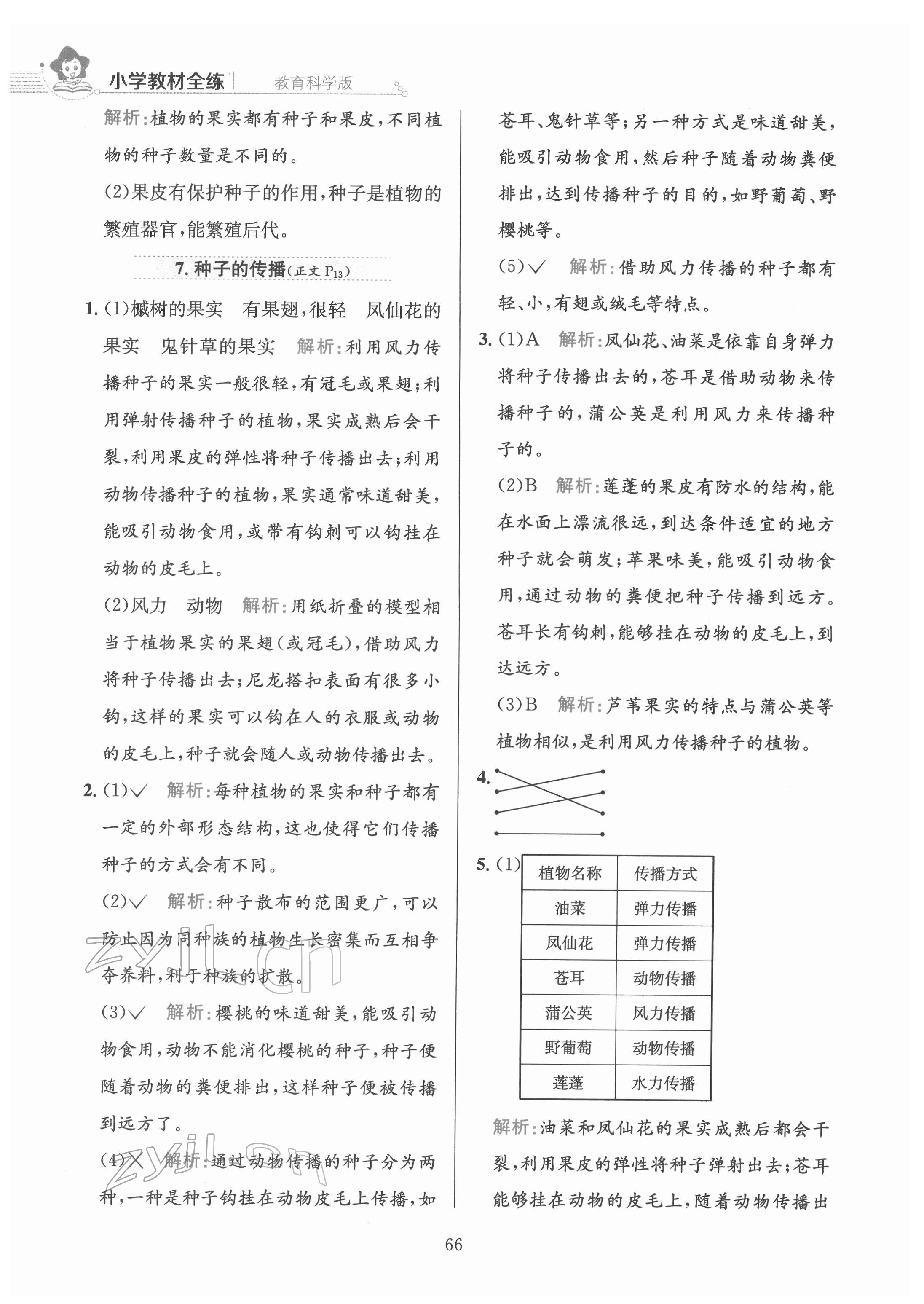 2022年教材全练四年级科学下册教科版 第6页