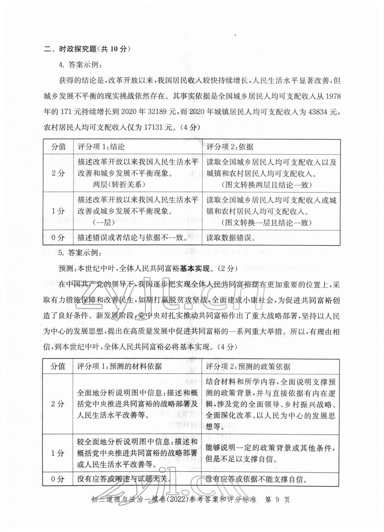 2022年文化課強(qiáng)化訓(xùn)練道德與法治 第9頁