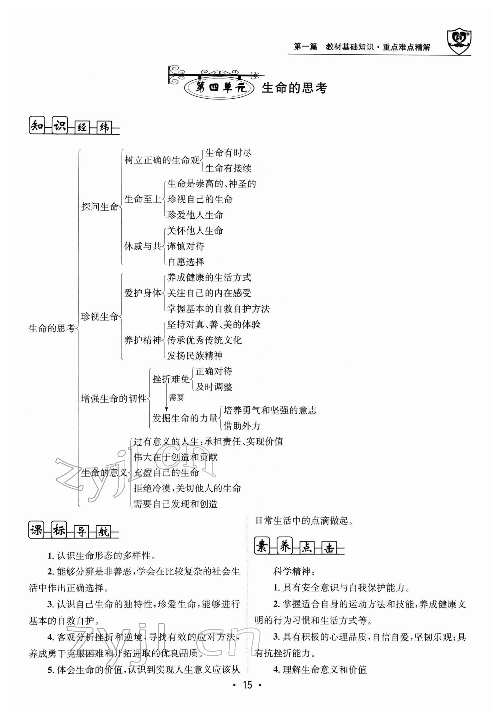 2022年指南針中考前沿道德與法治 參考答案第41頁(yè)
