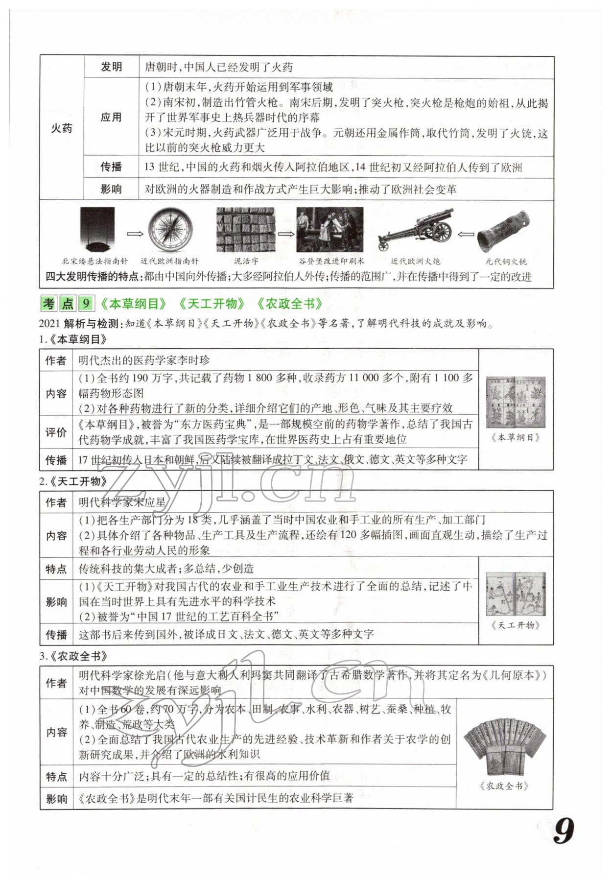 2022年蓝卡中考试题解读历史河南专版 参考答案第15页