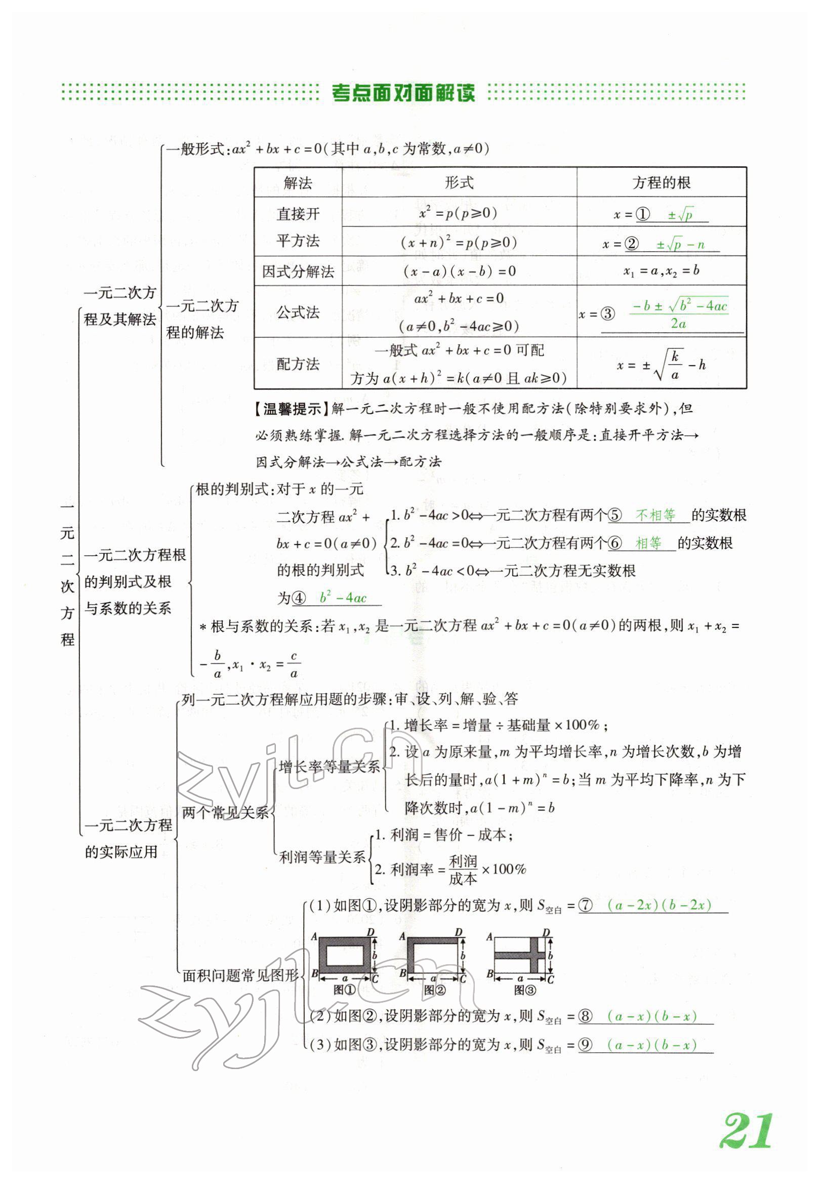 2022年蓝卡中考试题解读数学中考河南专版 参考答案第39页