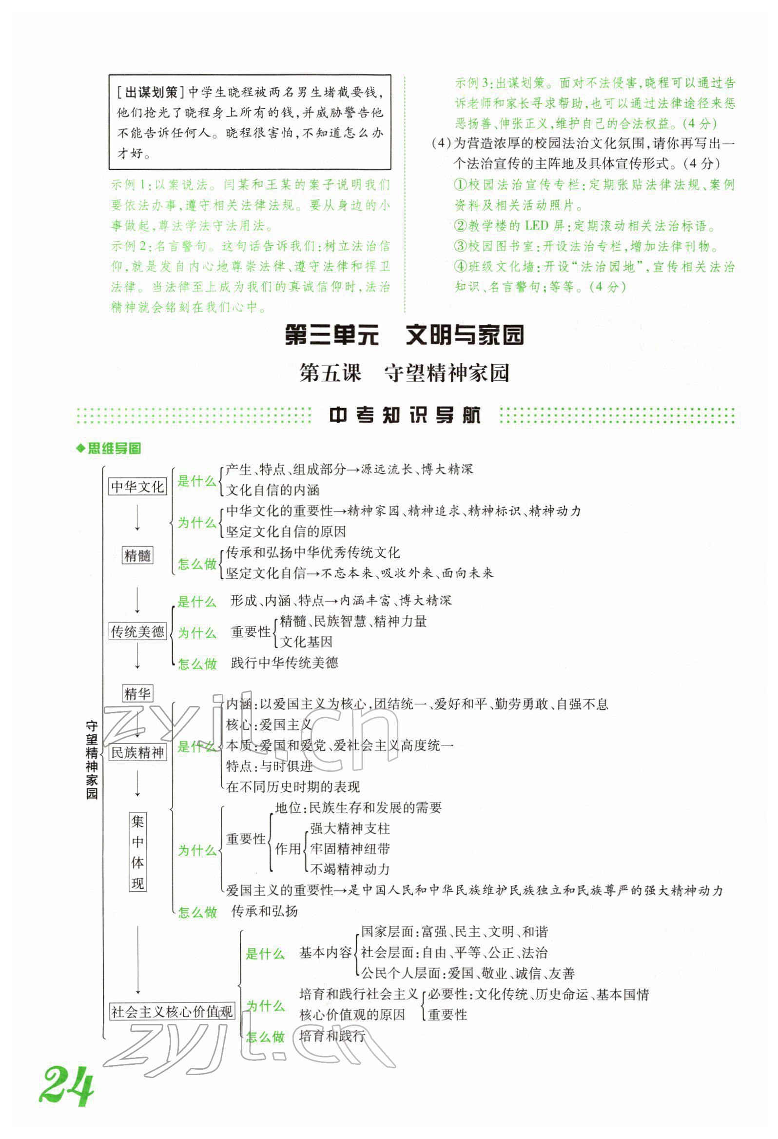 2022年藍(lán)卡中考試題解讀道德與法治河南專版 參考答案第45頁(yè)