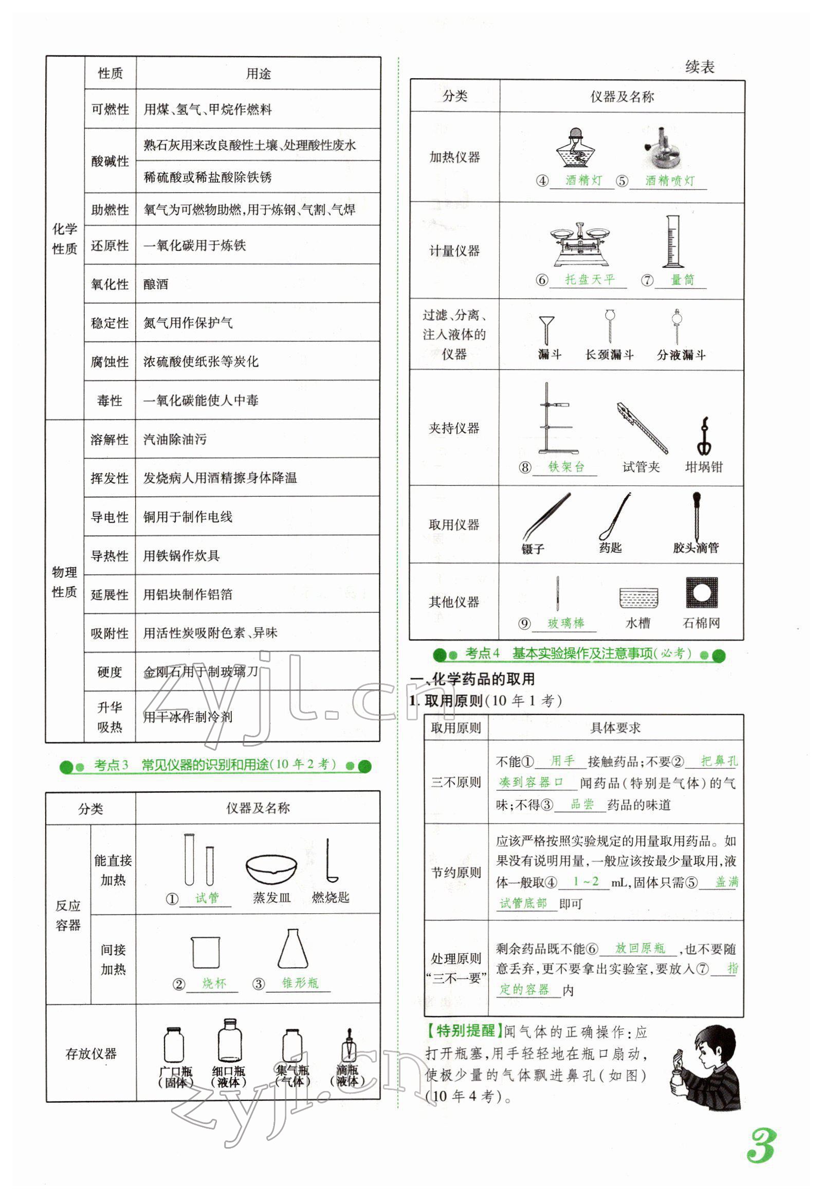 2022年河南藍(lán)卡中考試題解讀化學(xué)中考河南專版 參考答案第5頁