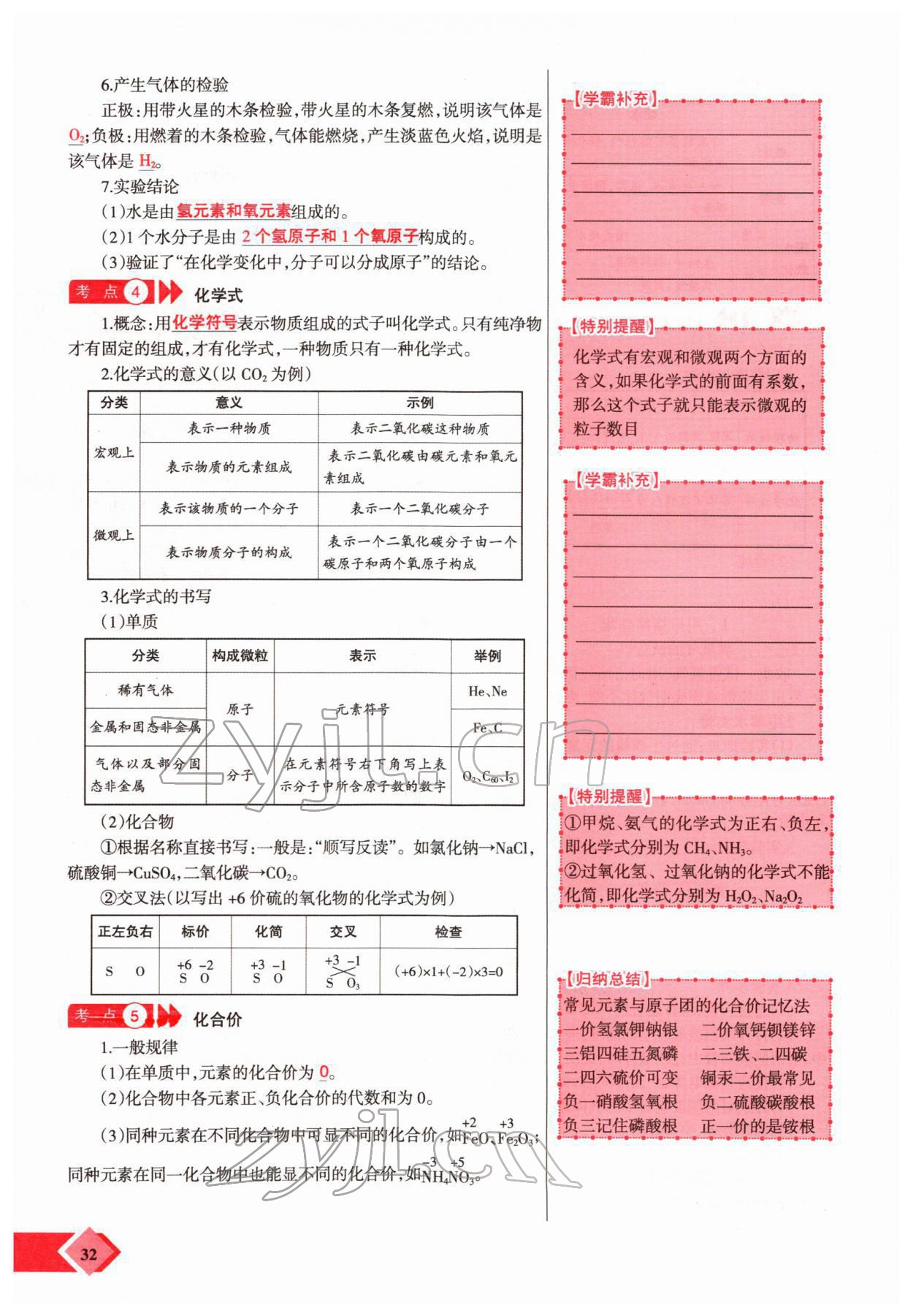 2022年新思路化學(xué)鄭州大學(xué)出版社河南專(zhuān)版 參考答案第60頁(yè)