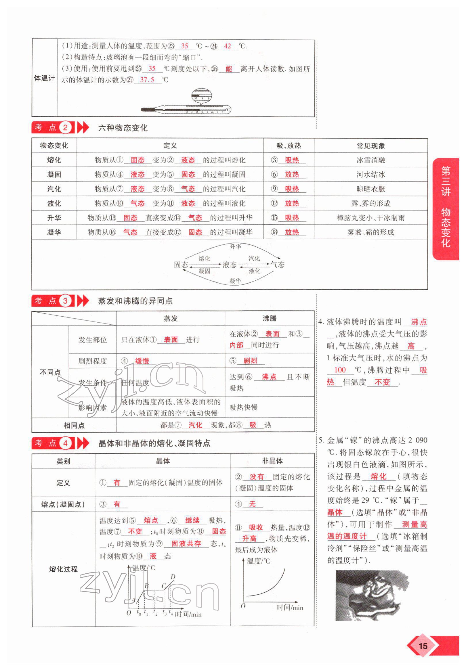 2022年新思路鄭州大學(xué)出版社物理中考河南專(zhuān)版 參考答案第26頁(yè)