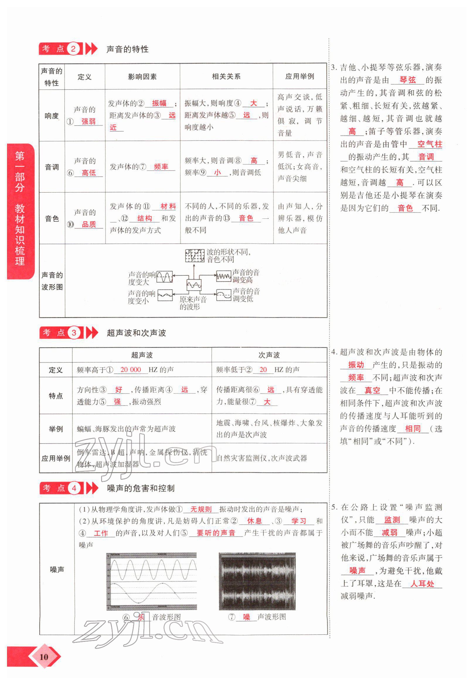 2022年新思路鄭州大學(xué)出版社物理中考河南專版 參考答案第16頁