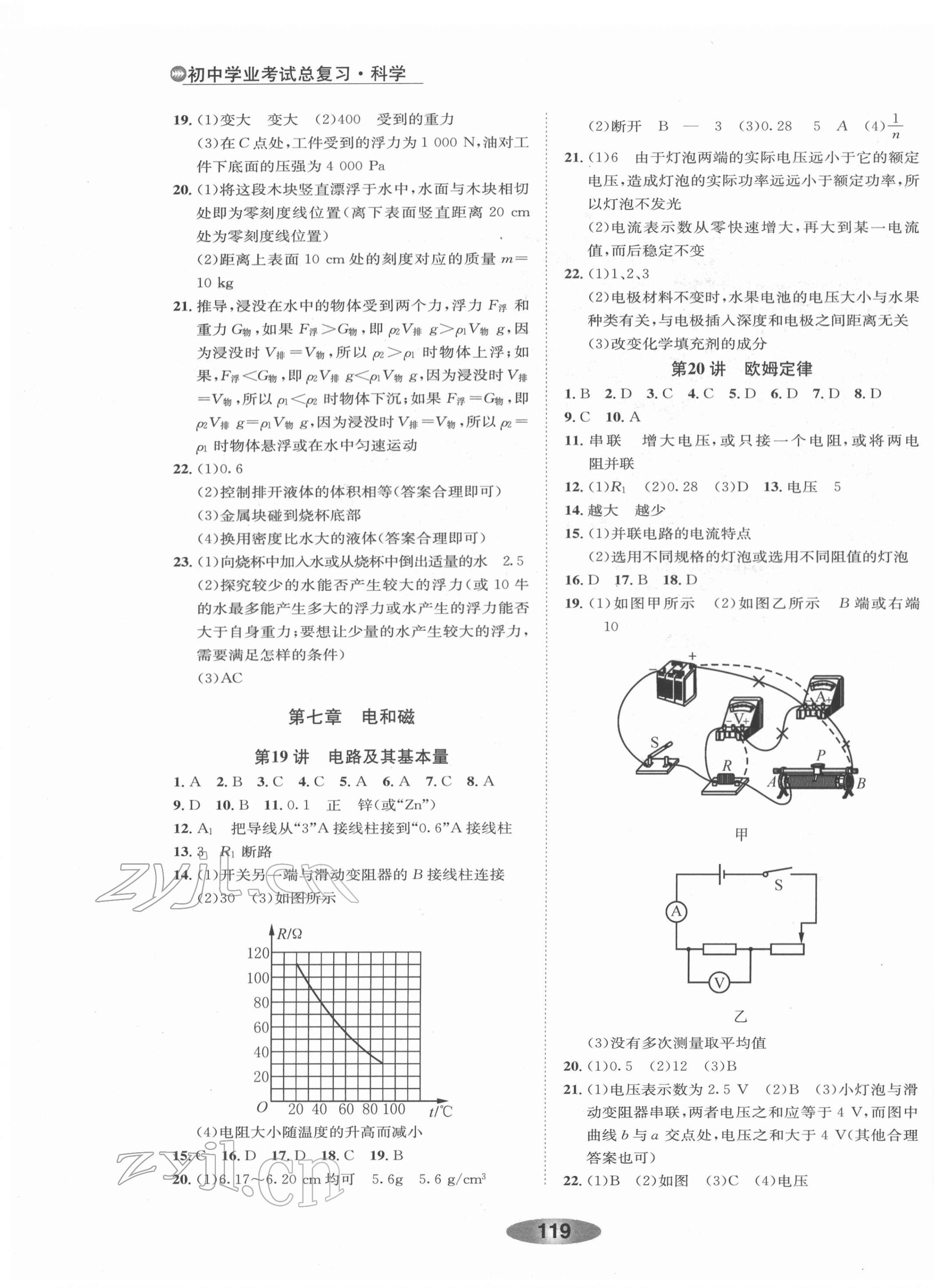 2022年初中学业考试总复习科学绍兴专版 第7页