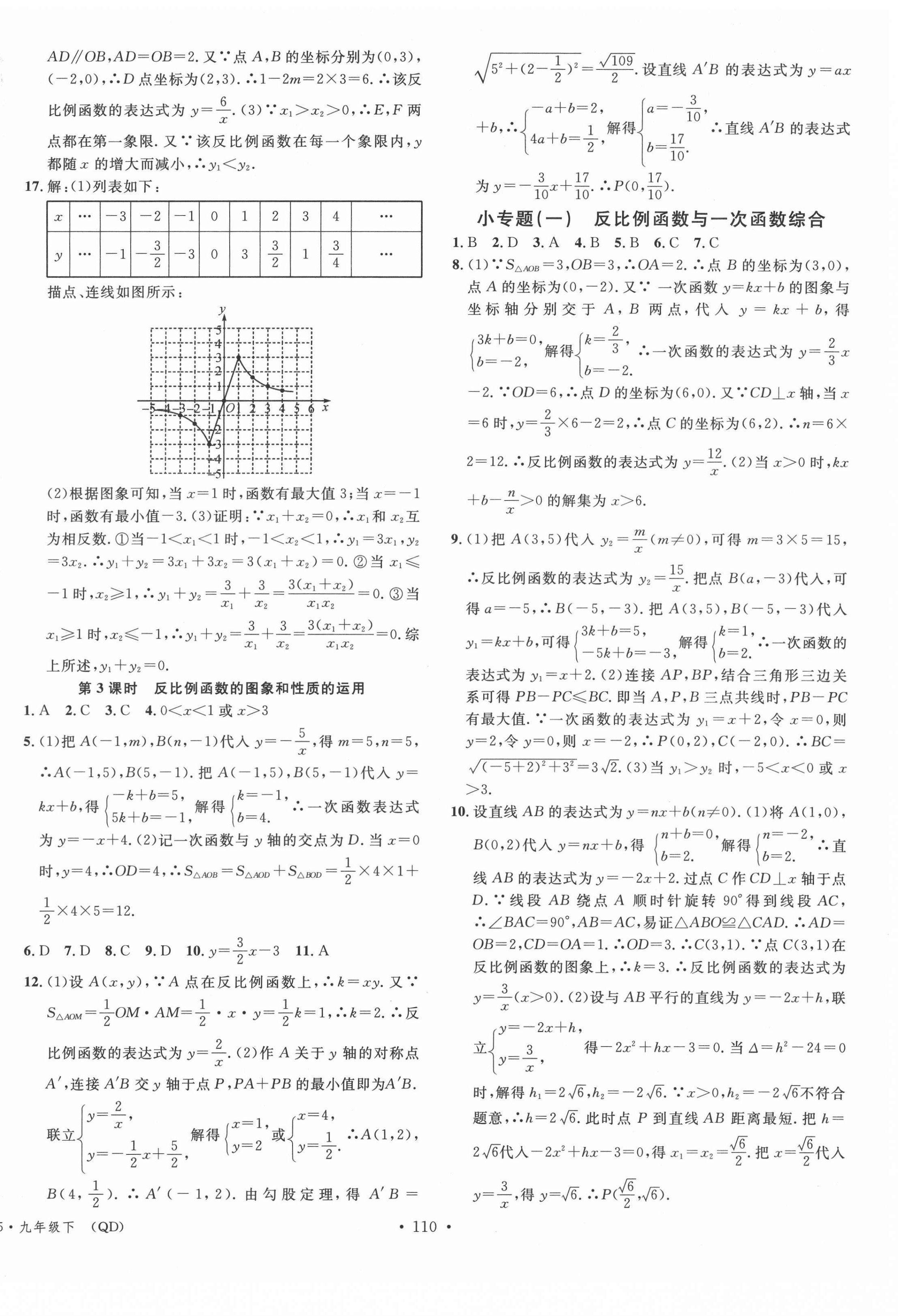 2022年名校课堂九年级数学下册青岛版 第2页