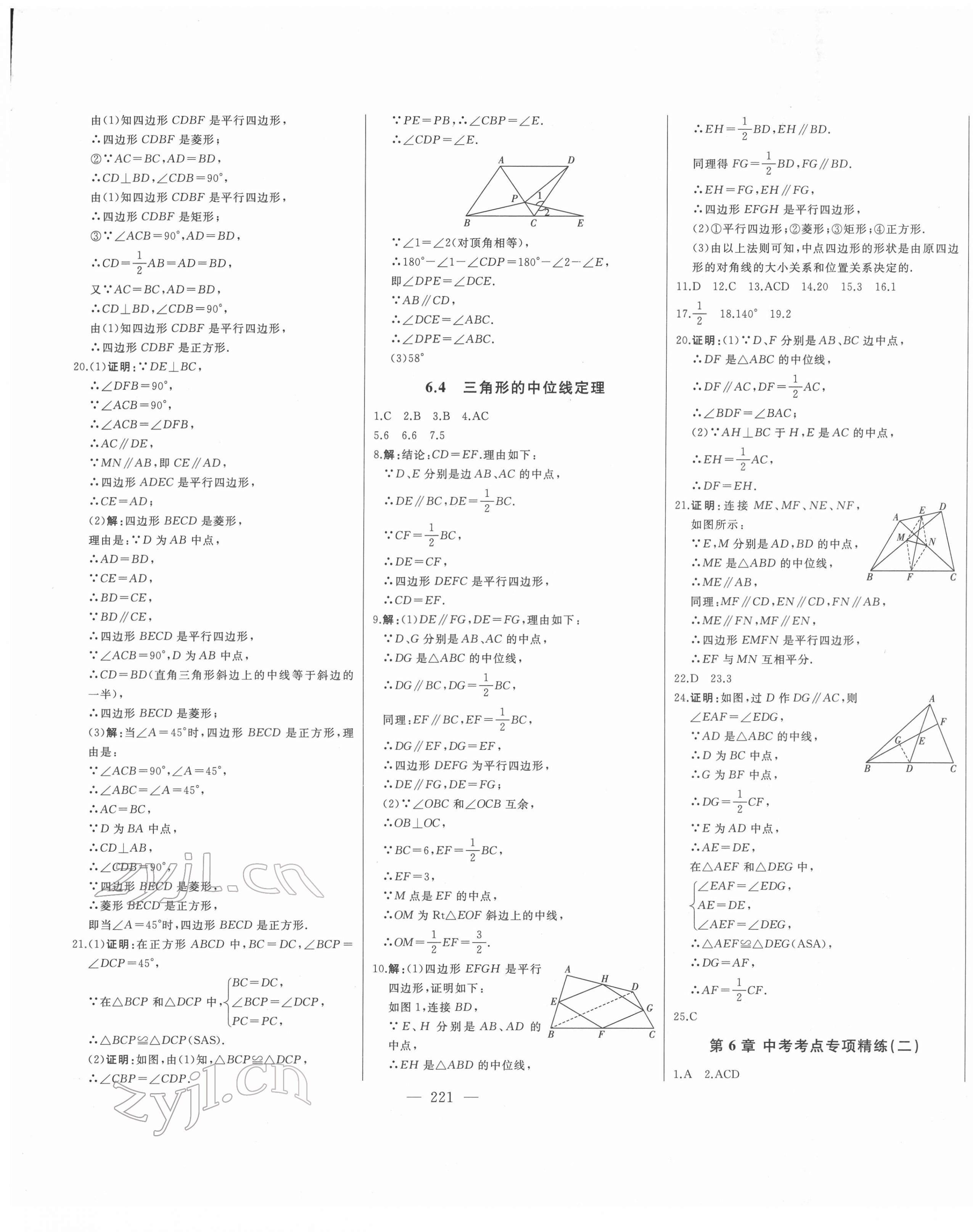 2022年初中新課標(biāo)名師學(xué)案智慧大課堂八年級(jí)數(shù)學(xué)下冊(cè)青島版 第13頁(yè)