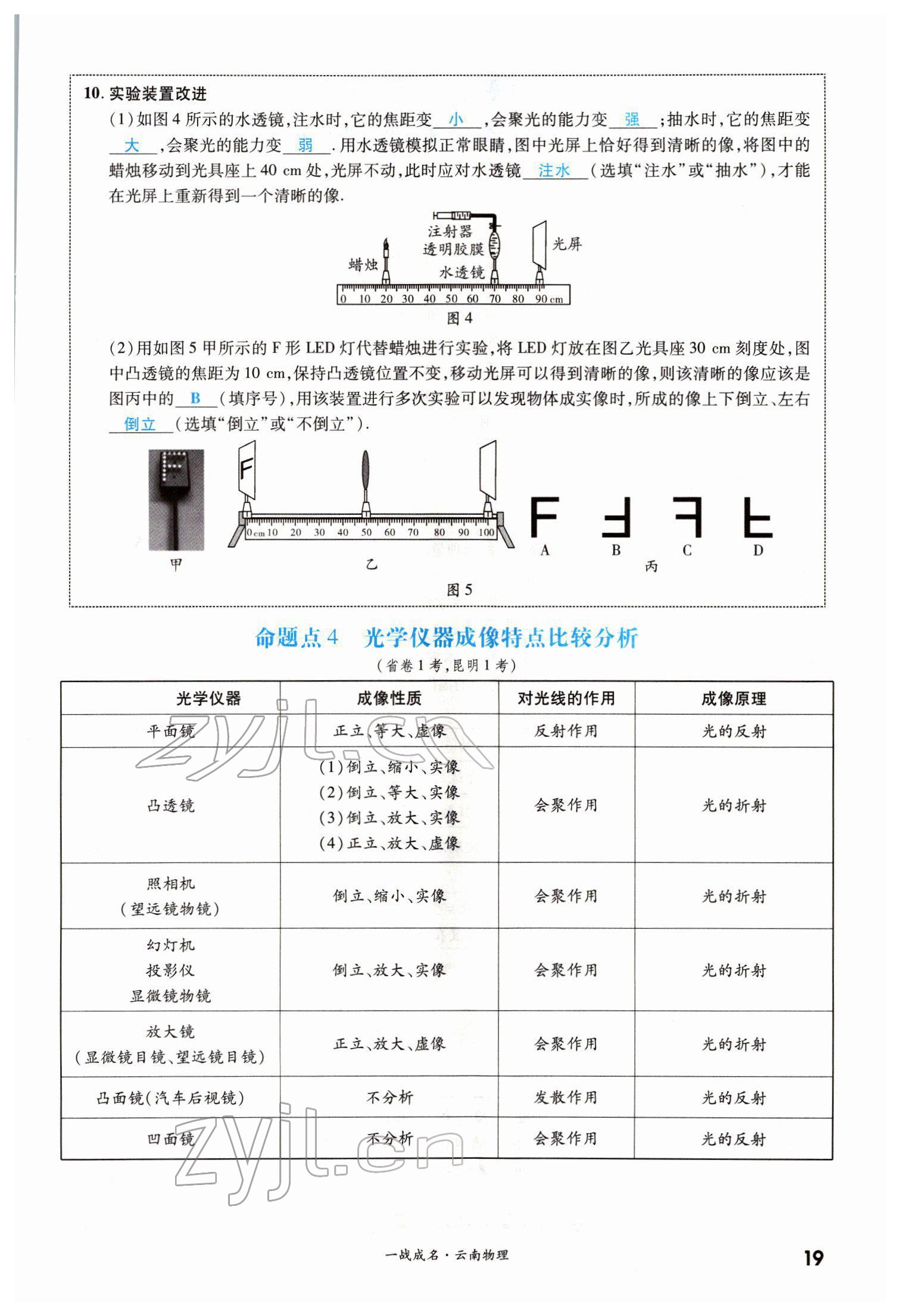 2022年一戰(zhàn)成名考前新方案物理云南中考 第19頁